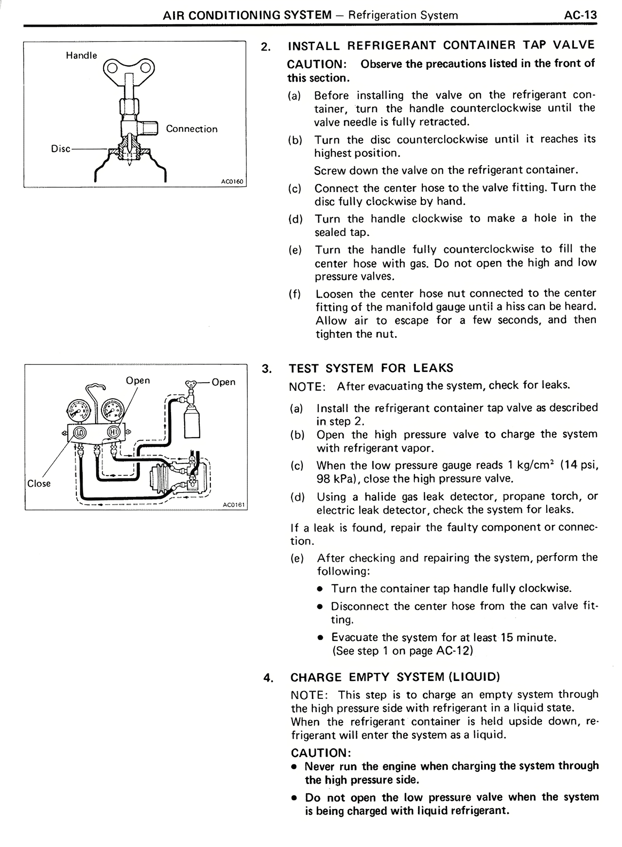 Air Conditioning System — MK2 Supra Air Conditioning System, page 13