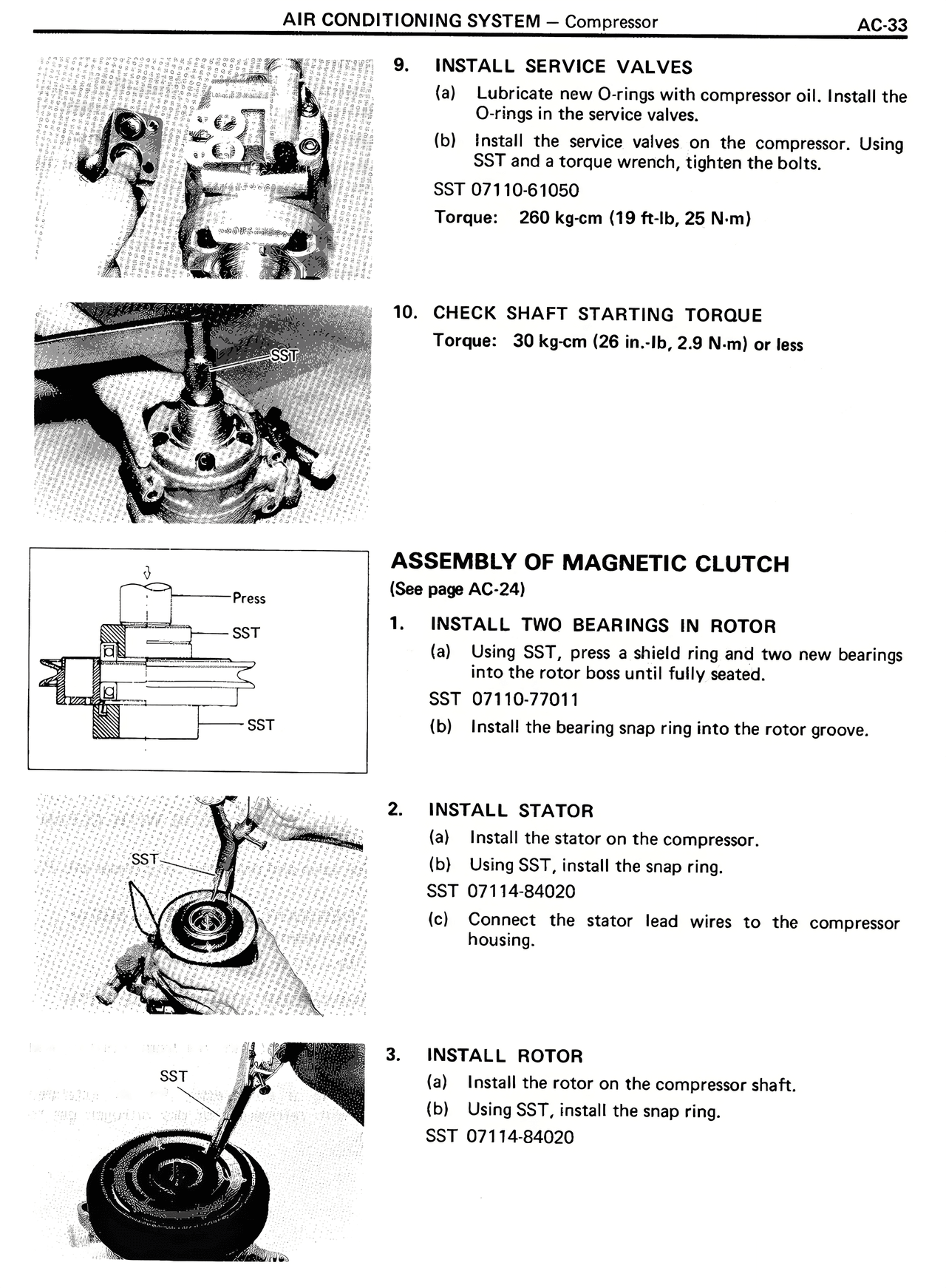 Air Conditioning System — MK2 Supra Air Conditioning System, page 33