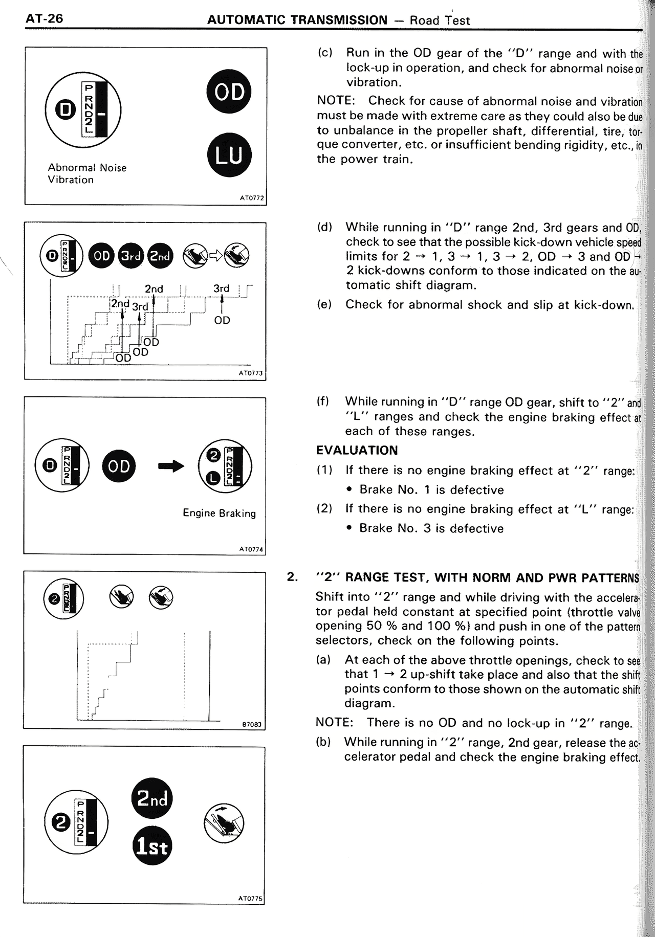 Automatic Transmission — MK2 Supra Automatic Transmission, page 26