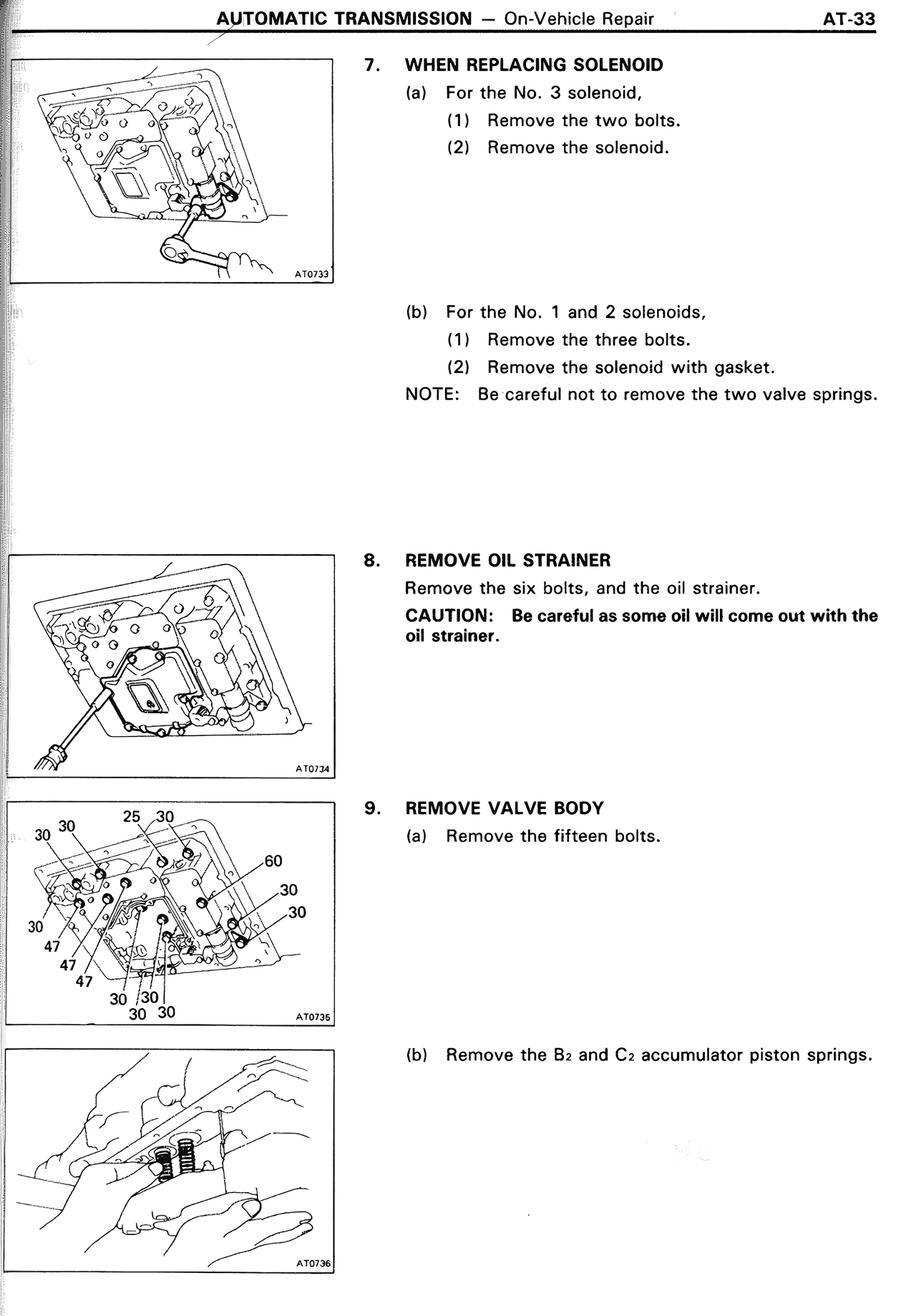 Automatic Transmission — MK2 Supra Automatic Transmission, page 33