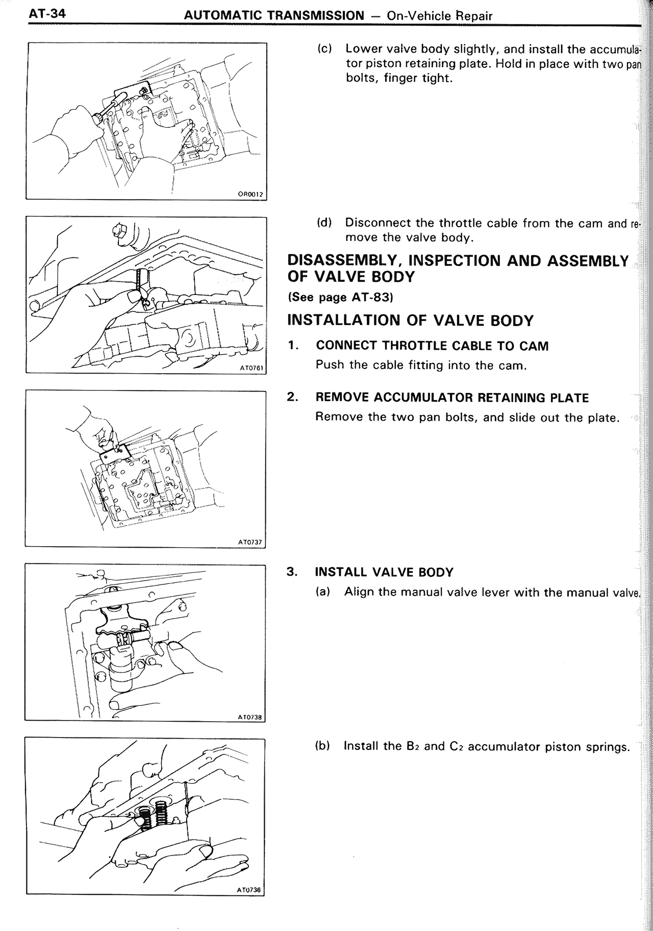 Automatic Transmission — MK2 Supra Automatic Transmission, page 34