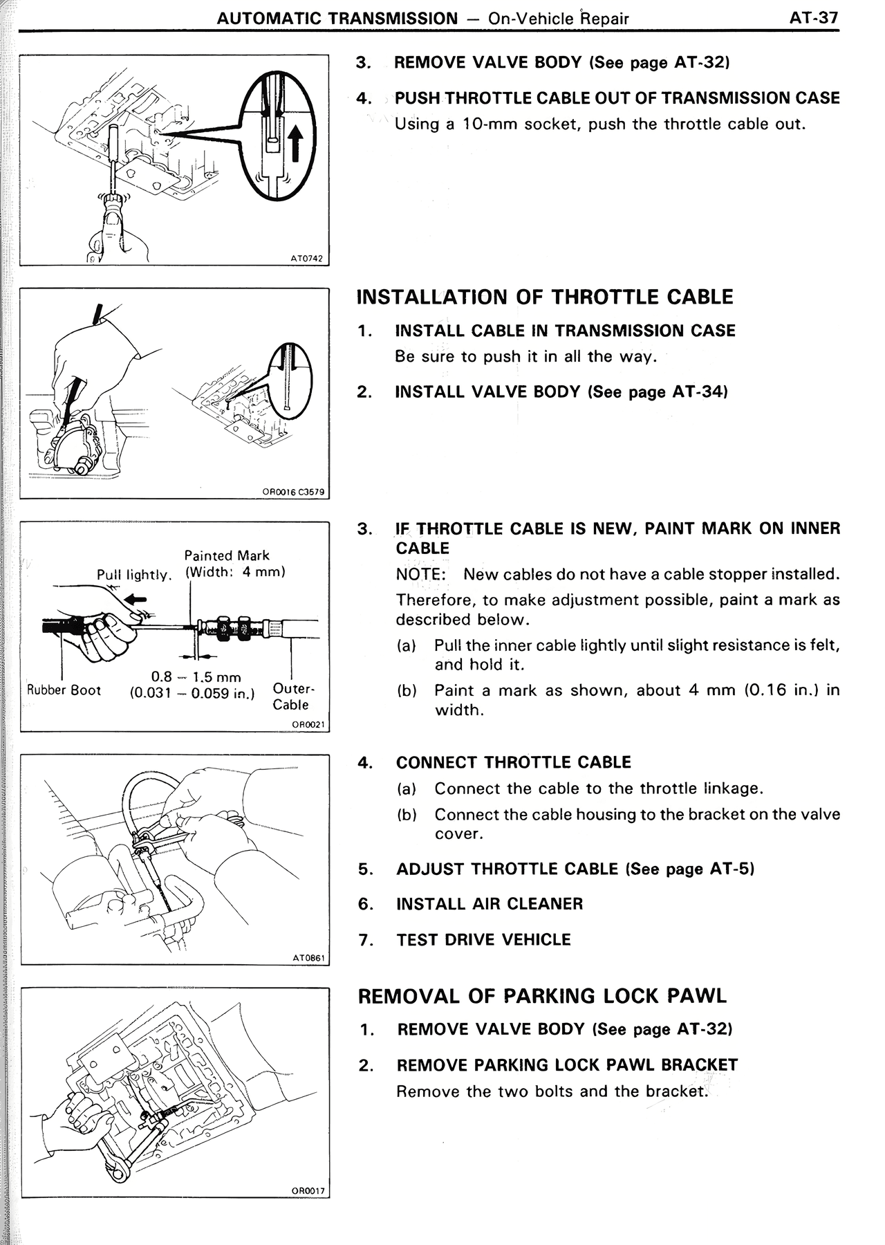 Automatic Transmission — MK2 Supra Automatic Transmission, page 37
