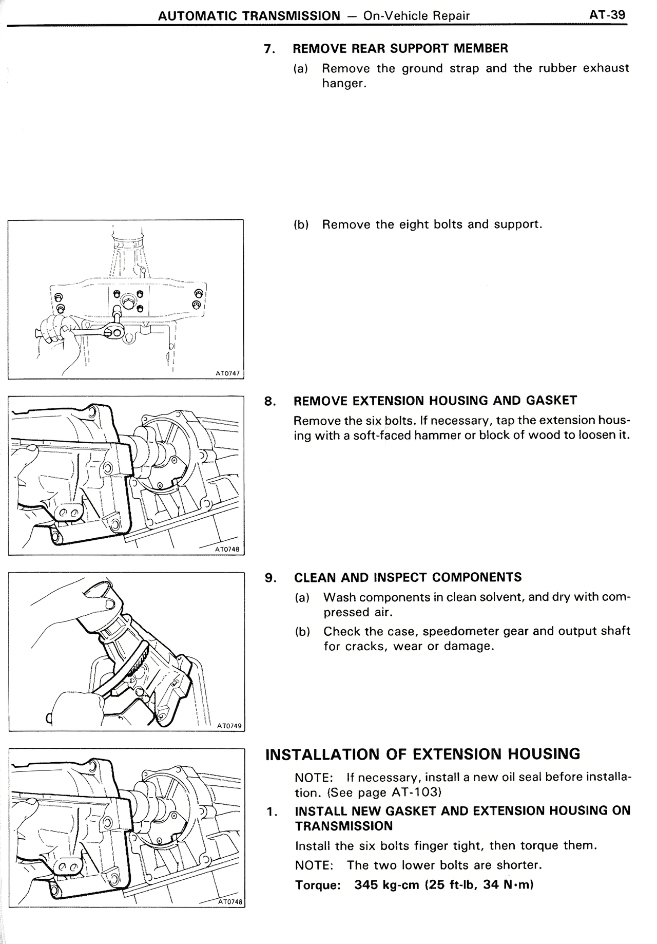 Automatic Transmission — MK2 Supra Automatic Transmission, page 39