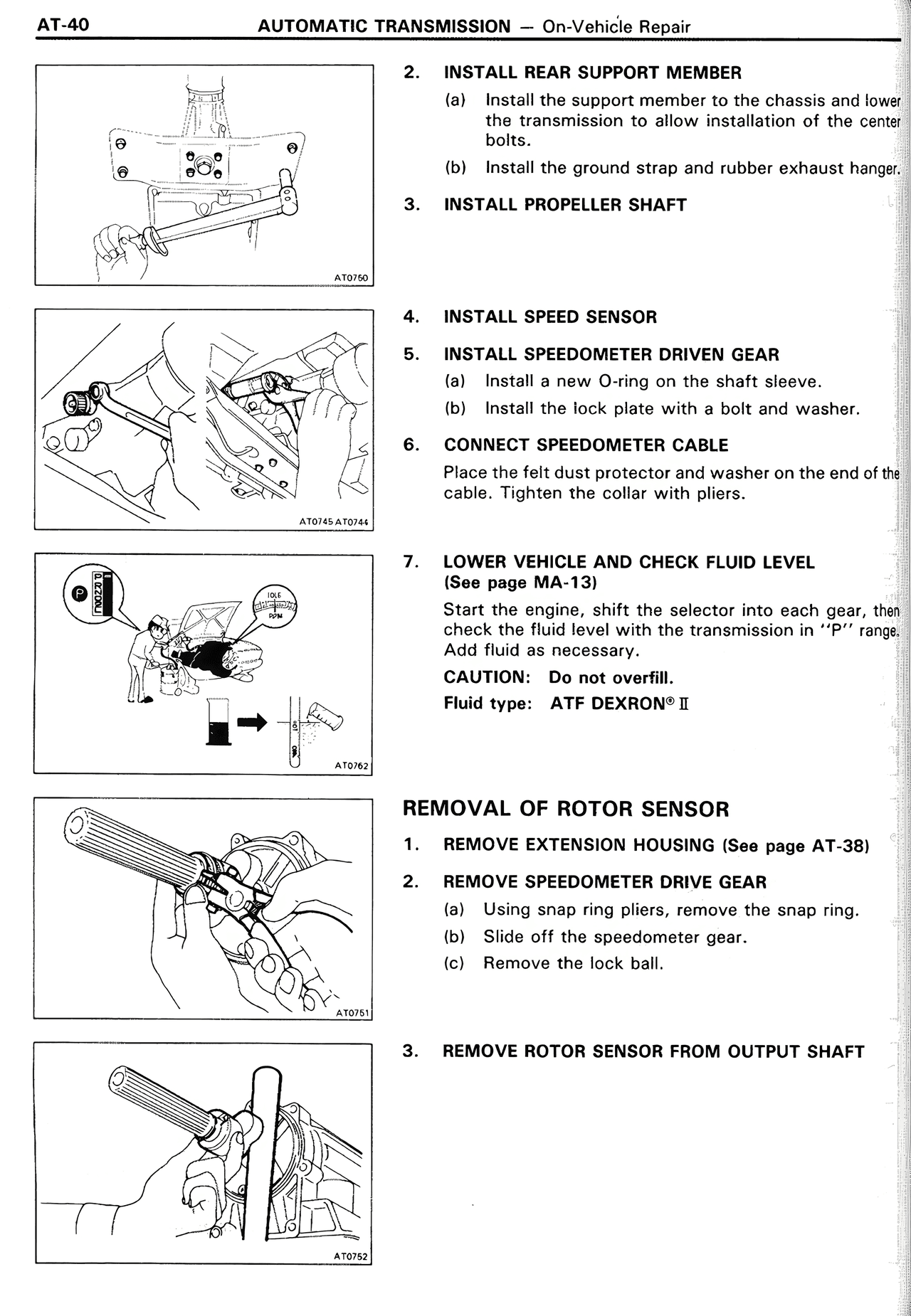 Automatic Transmission — MK2 Supra Automatic Transmission, page 40