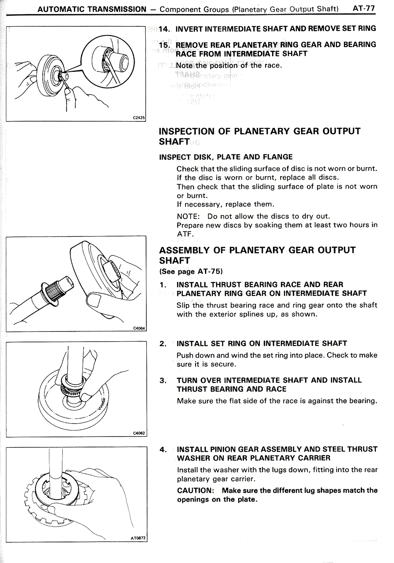 Automatic Transmission — MK2 Supra Automatic Transmission, page 77
