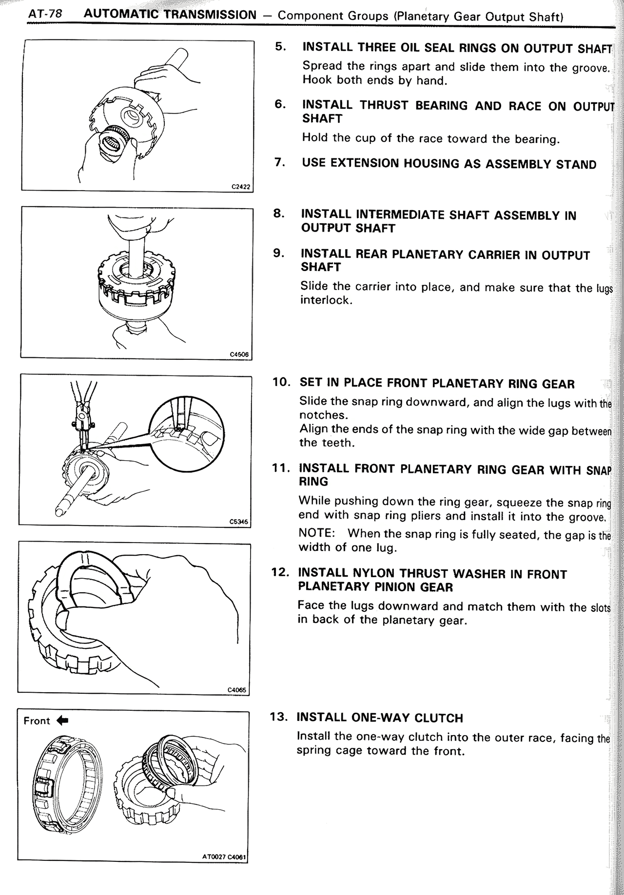 Automatic Transmission — MK2 Supra Automatic Transmission, page 78