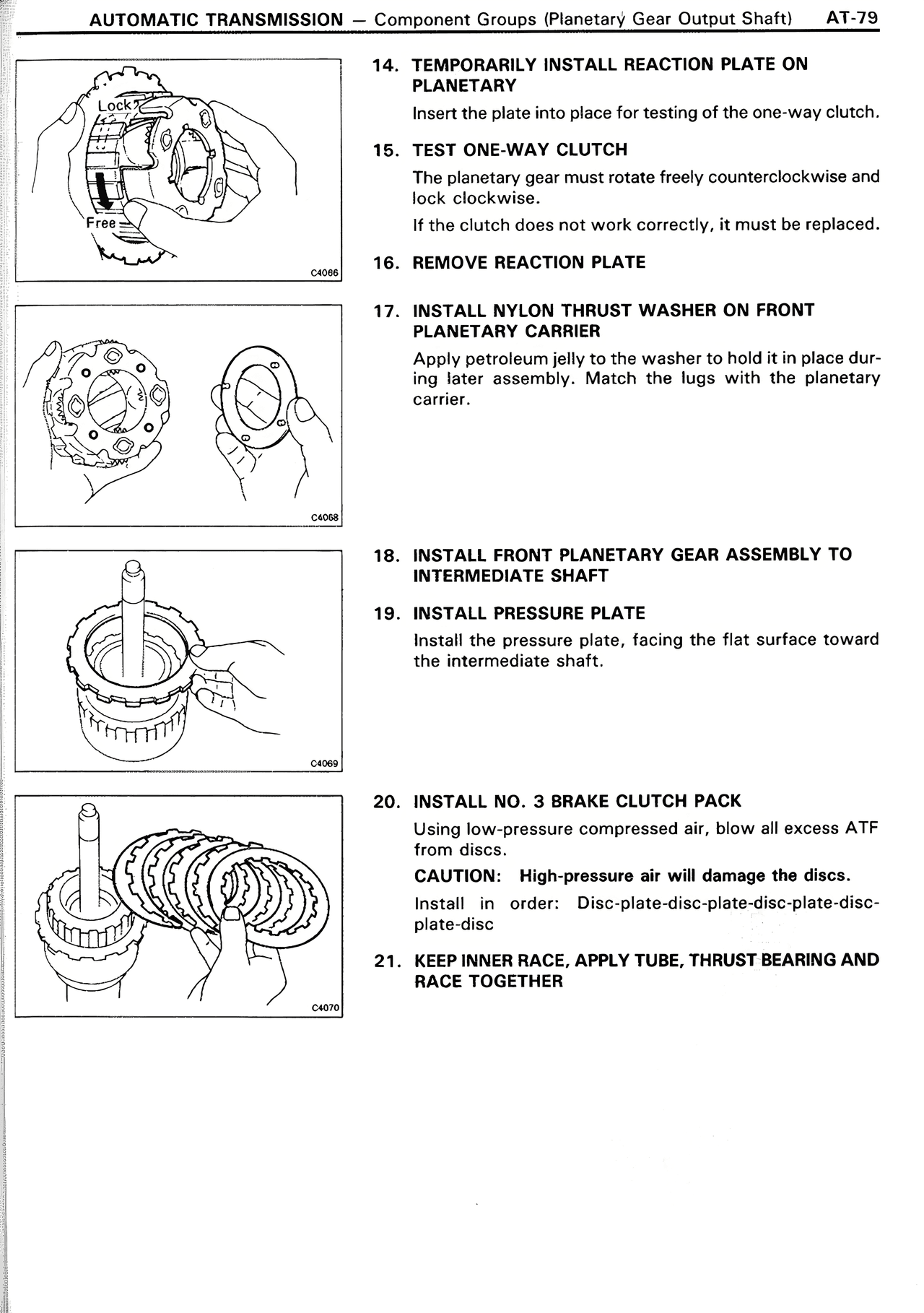 Automatic Transmission — MK2 Supra Automatic Transmission, page 79
