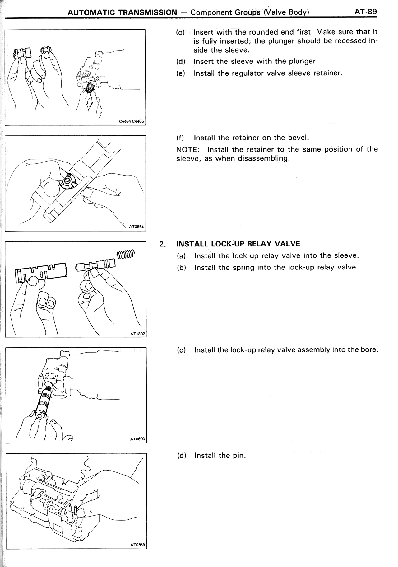 Automatic Transmission — MK2 Supra Automatic Transmission, page 89
