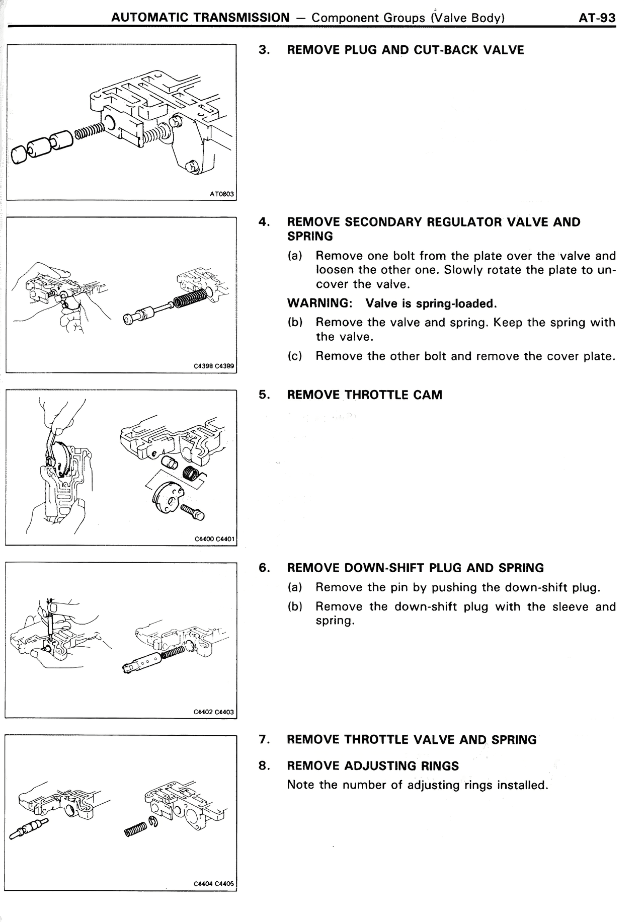 Automatic Transmission — MK2 Supra Automatic Transmission, page 93
