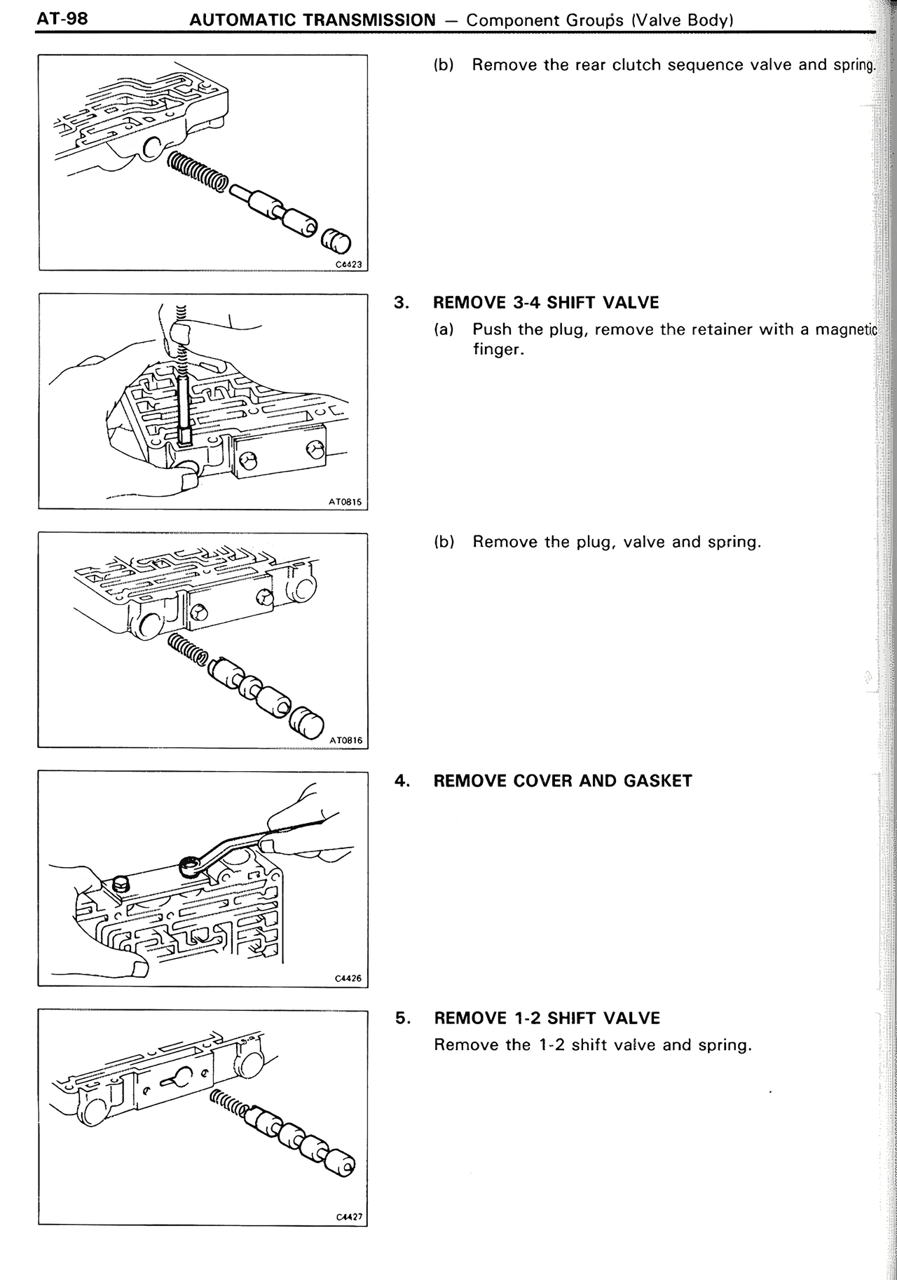Automatic Transmission — MK2 Supra Automatic Transmission, page 98