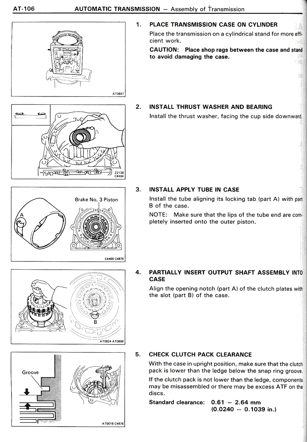 Automatic Transmission — MK2 Supra Automatic Transmission, page 106