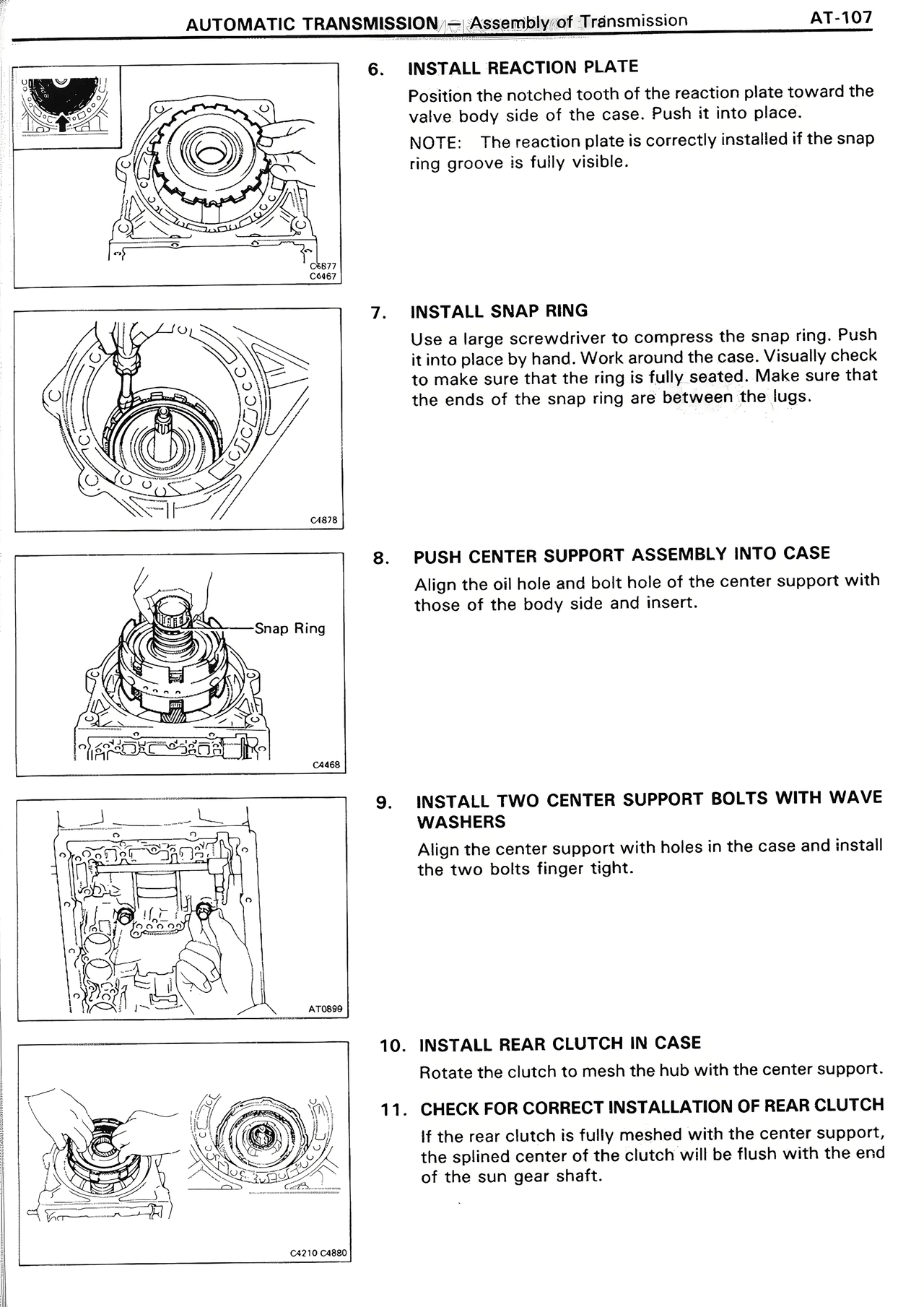 Automatic Transmission — MK2 Supra Automatic Transmission, page 107