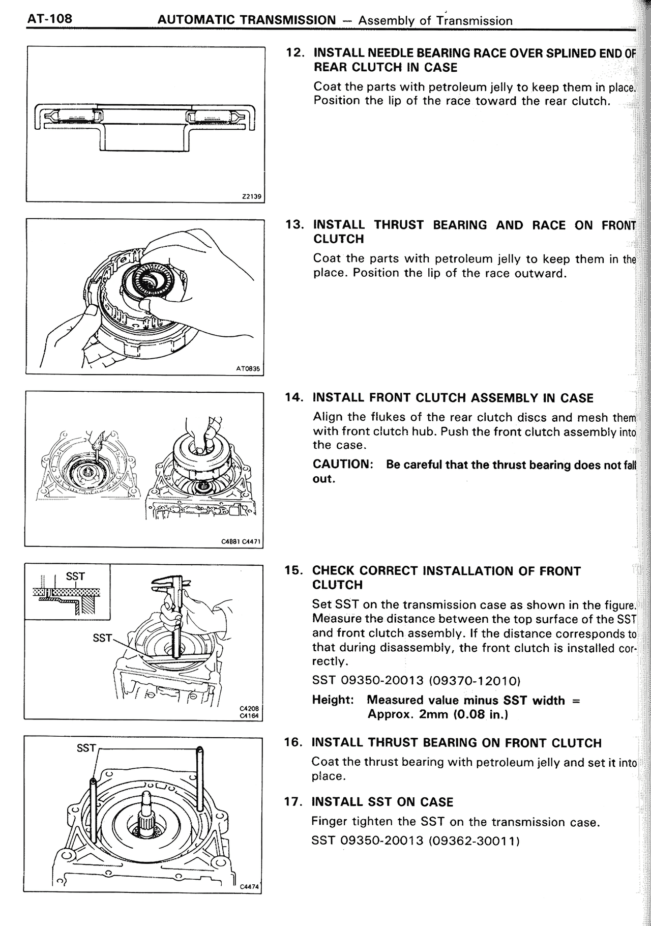 Automatic Transmission — MK2 Supra Automatic Transmission, page 108
