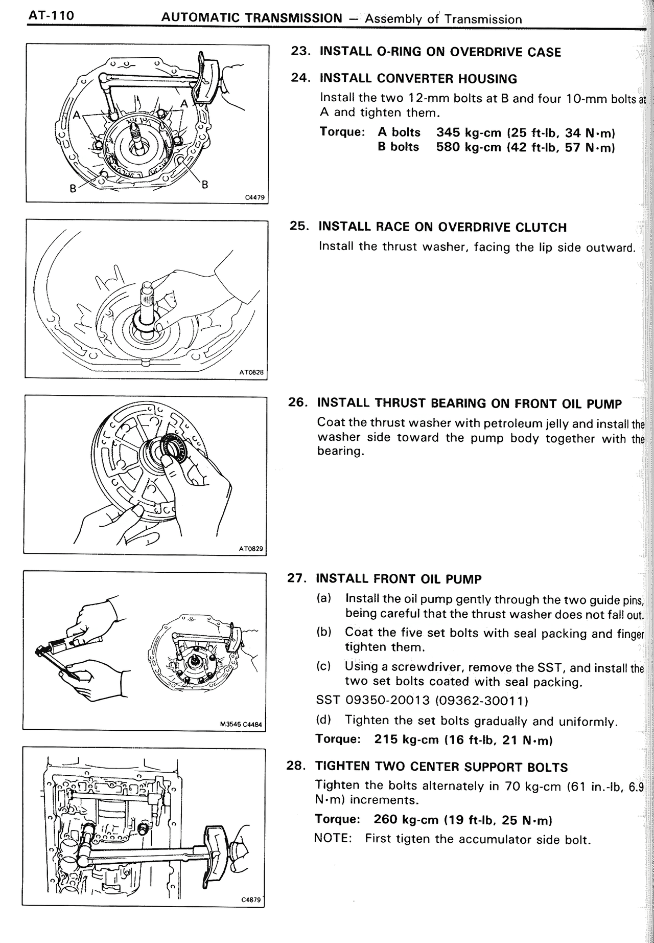 Automatic Transmission — MK2 Supra Automatic Transmission, page 110