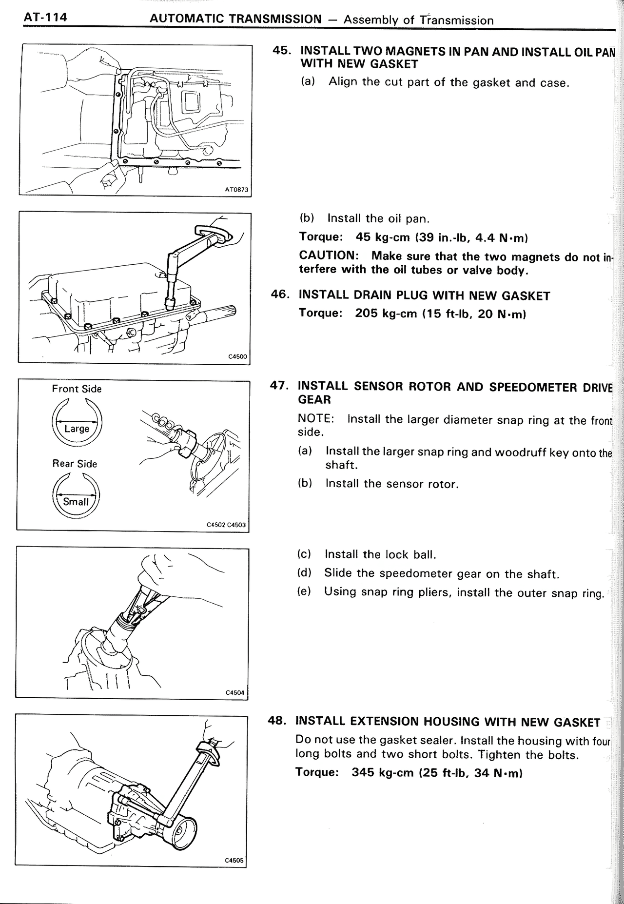 Automatic Transmission — MK2 Supra Automatic Transmission, page 114