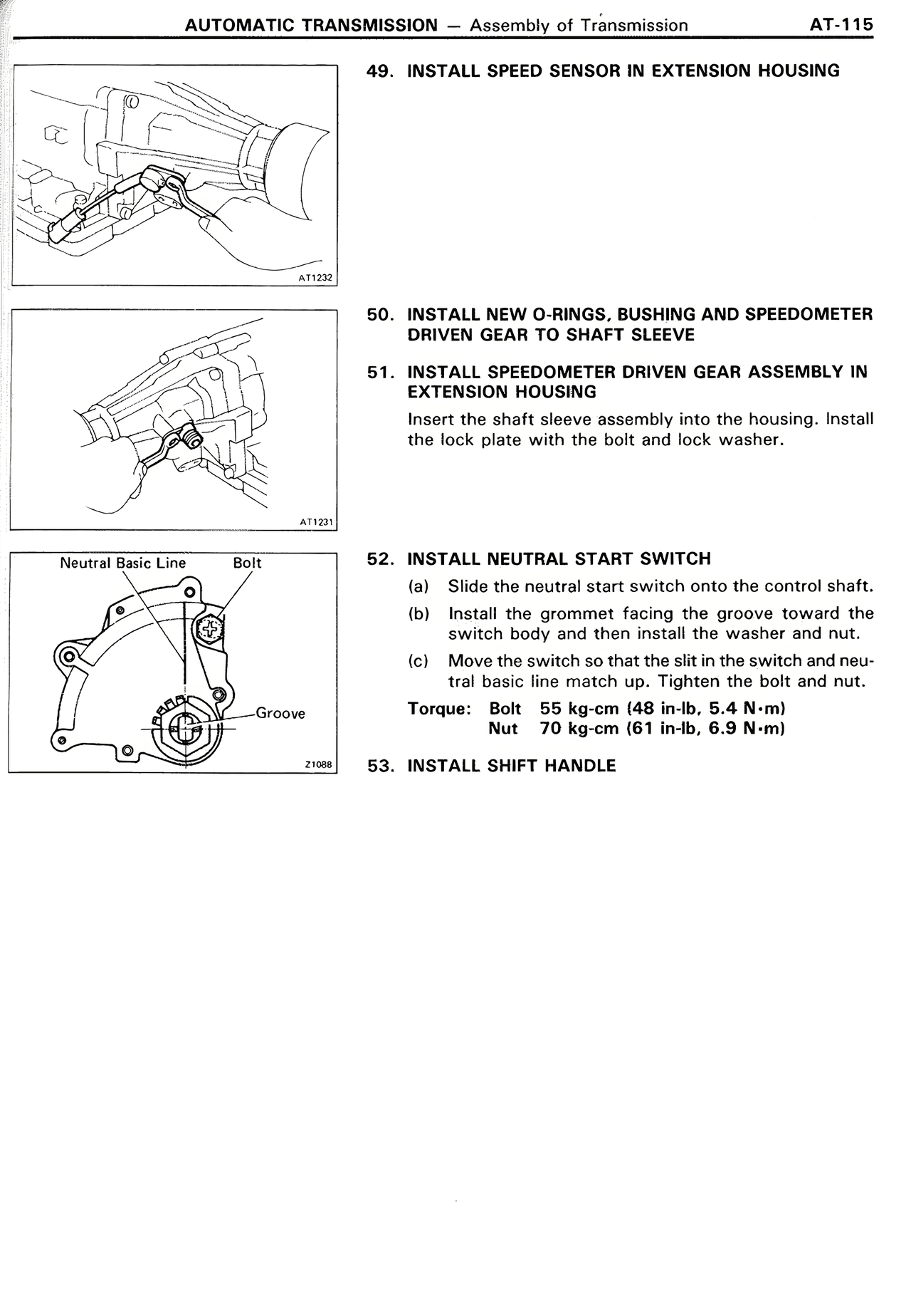 Automatic Transmission — MK2 Supra Automatic Transmission, page 115