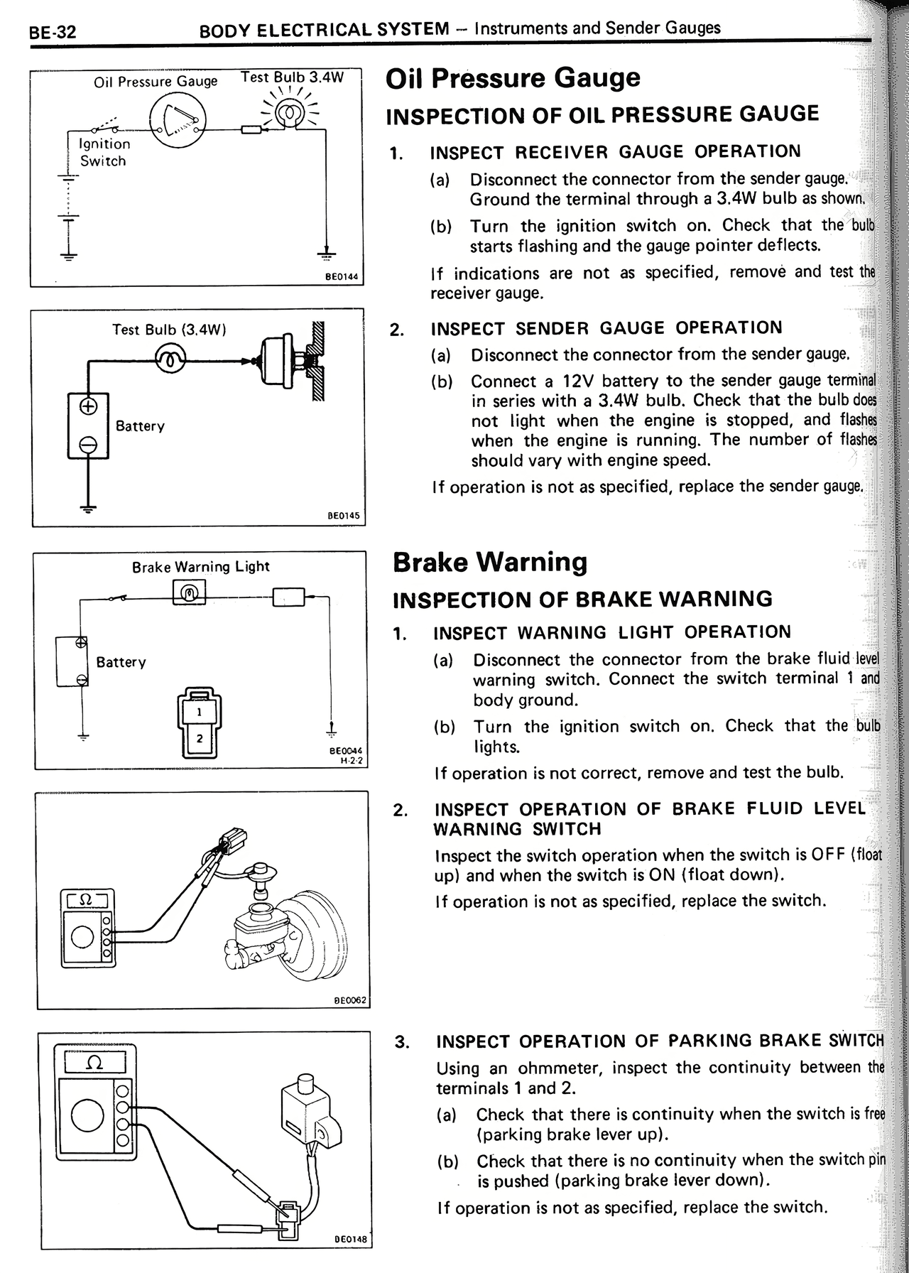 Oil Pressure Gauge — MK2 Supra Body Electrical System, page 32