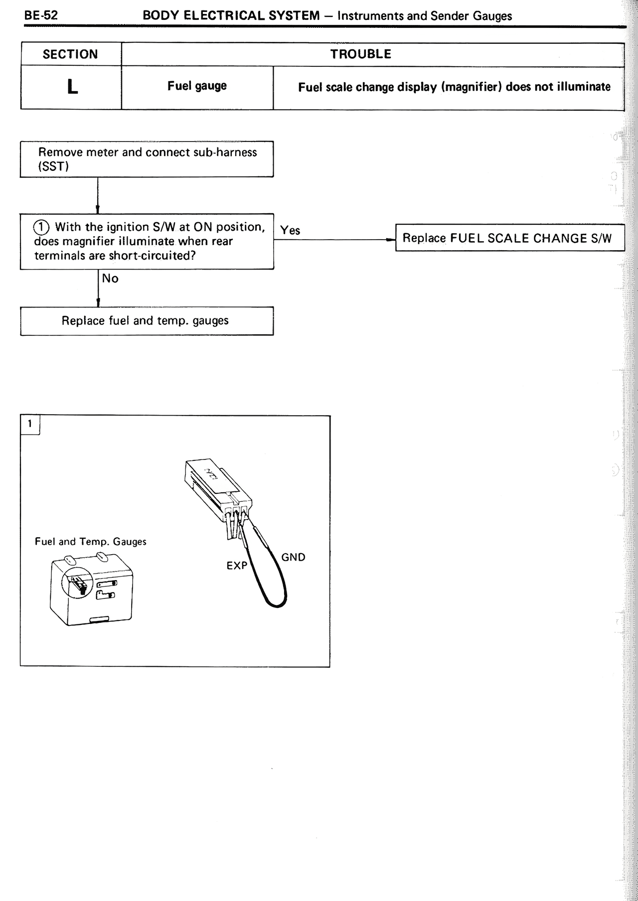 Body Electrical System — MK2 Supra Body Electrical System, page 52