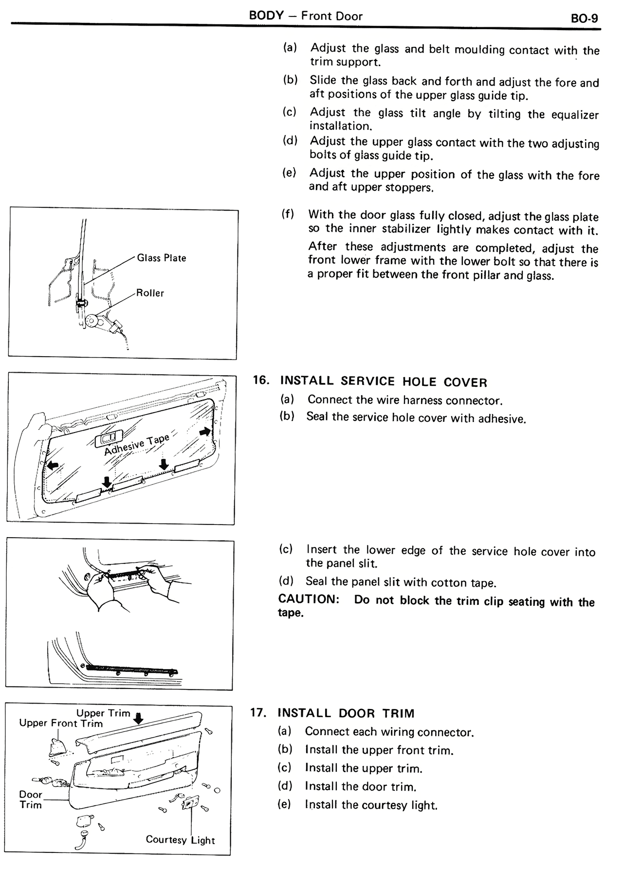 Body — MK2 Supra Body, page 9