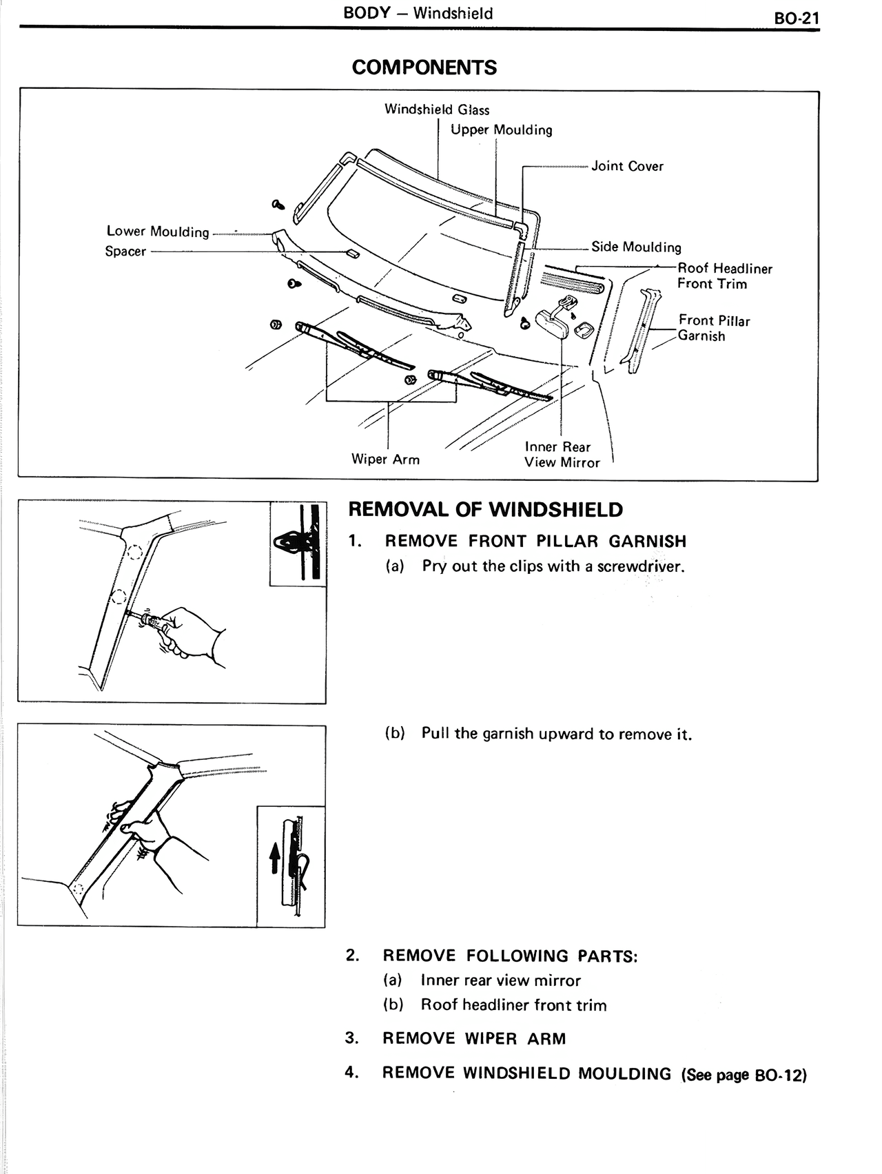 Components — MK2 Supra Body, page 21