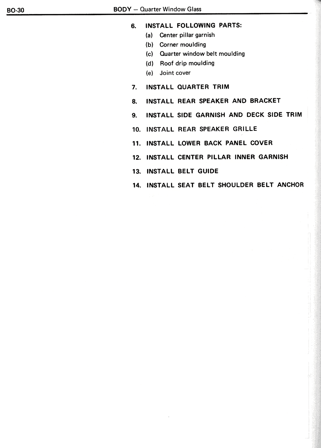 Body — MK2 Supra Body, page 30