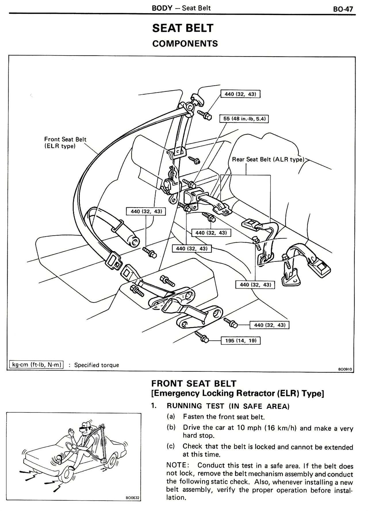 Seat Belt — MK2 Supra Body, page 47
