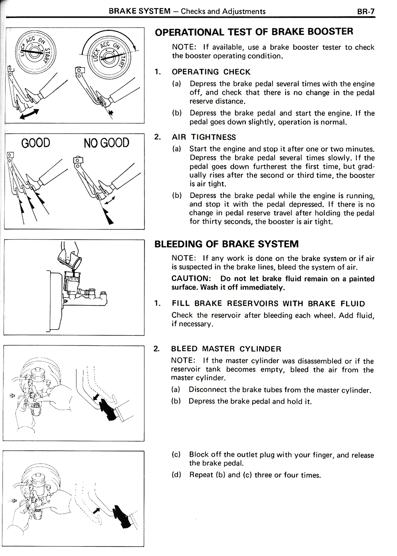 Operational Test of Brake Booster — MK2 Supra Brake System, page 7