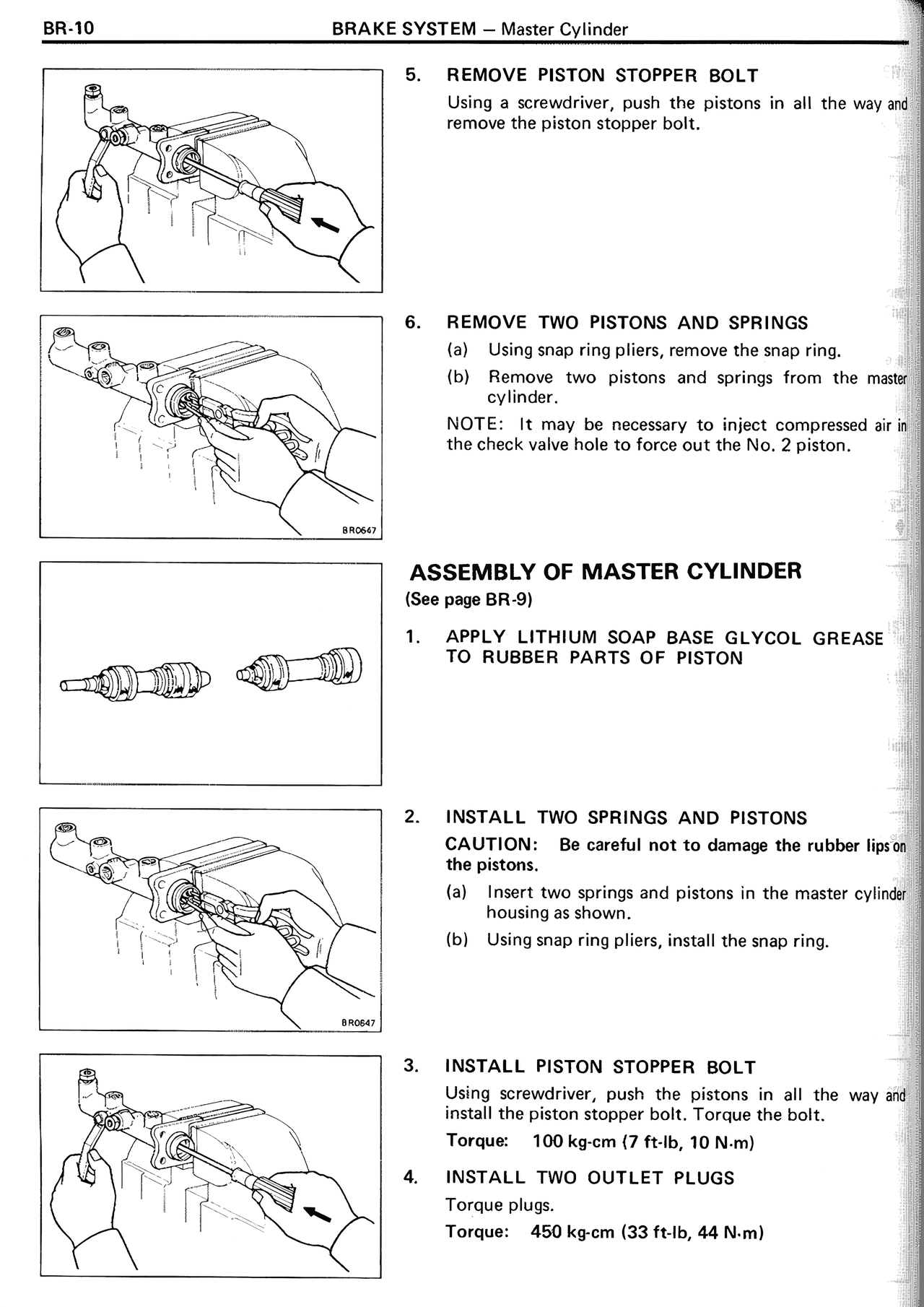 Brake System — MK2 Supra Brake System, page 10