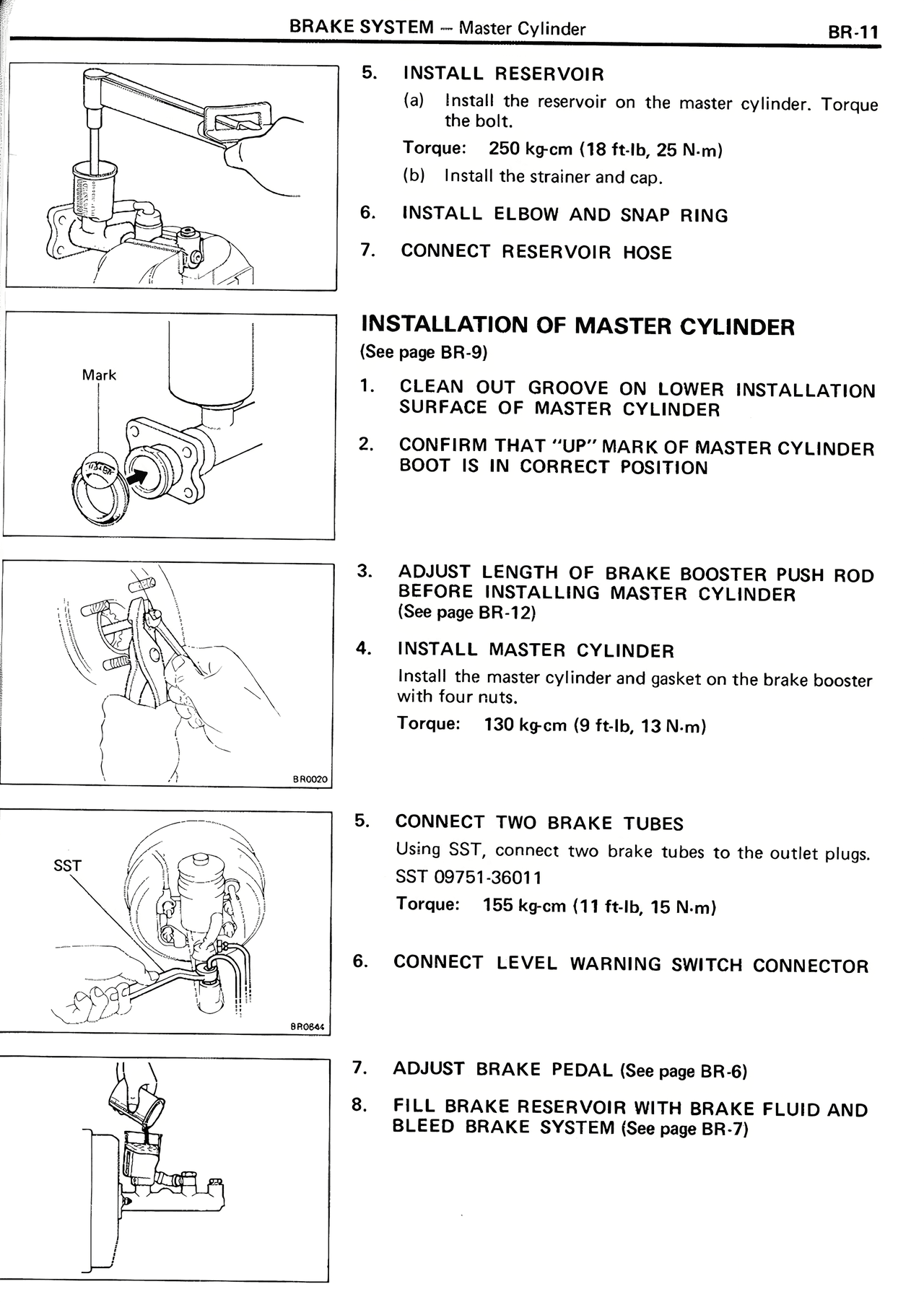 Brake System — MK2 Supra Brake System, page 11