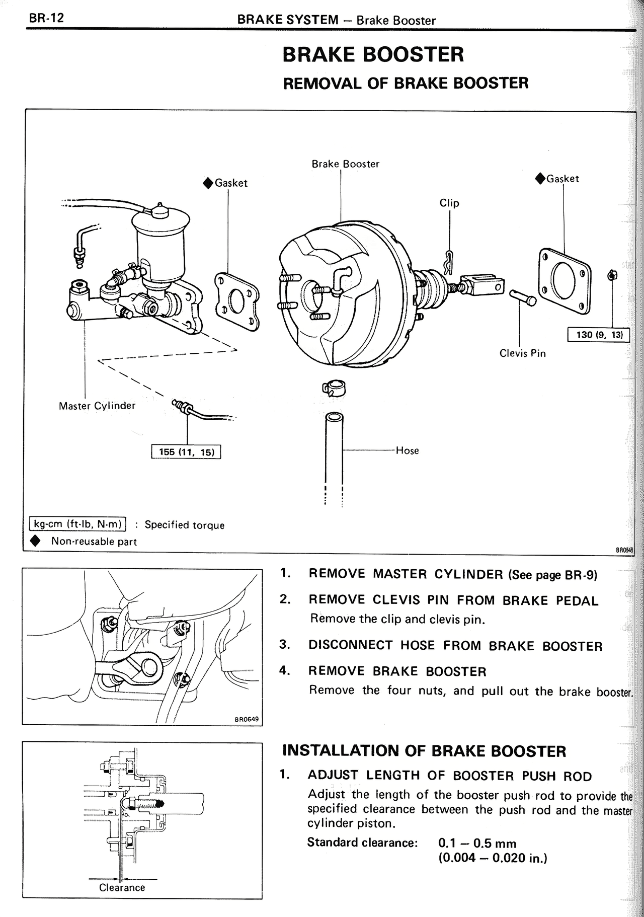 Brake Booster Removal of Brake Booster — MK2 Supra Brake System, page 12