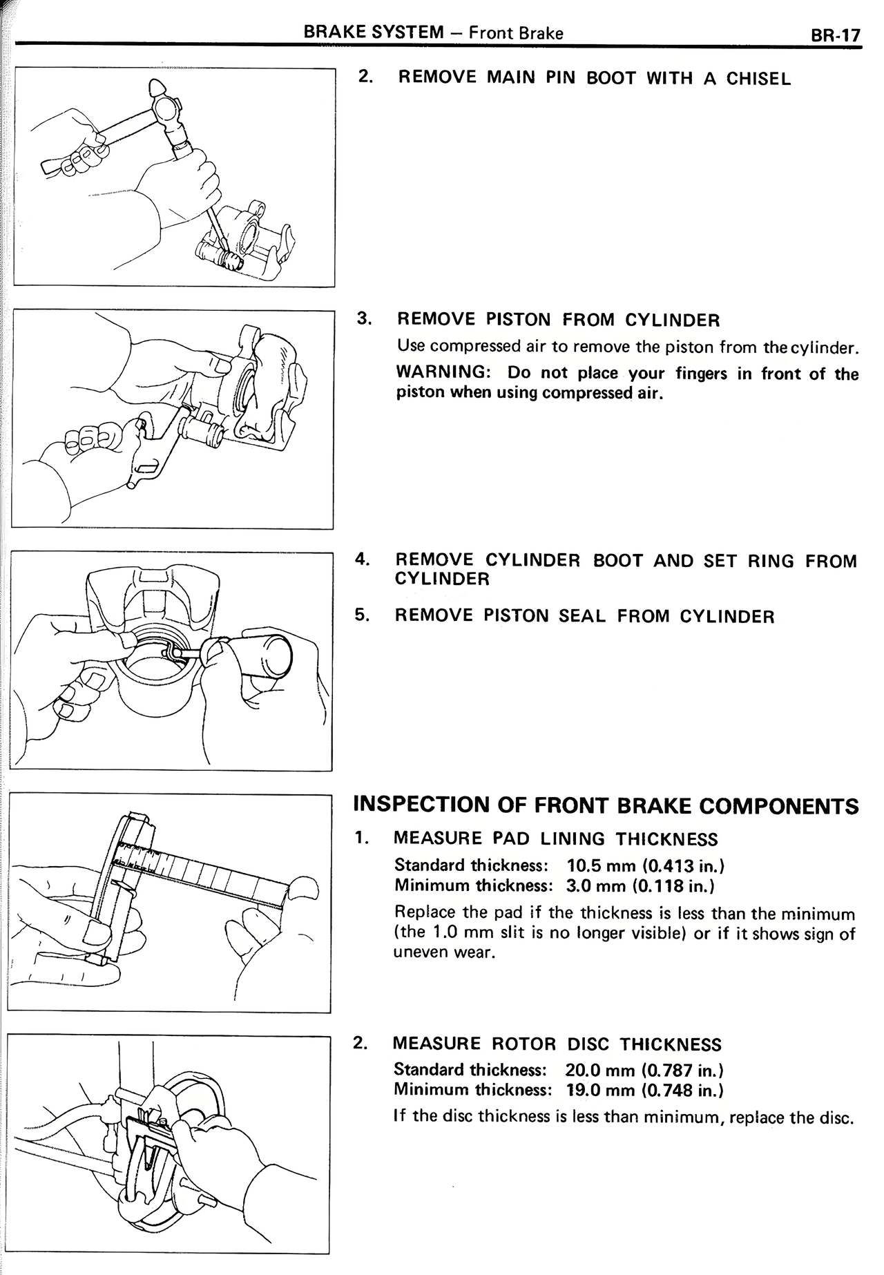 Brake System — MK2 Supra Brake System, page 17