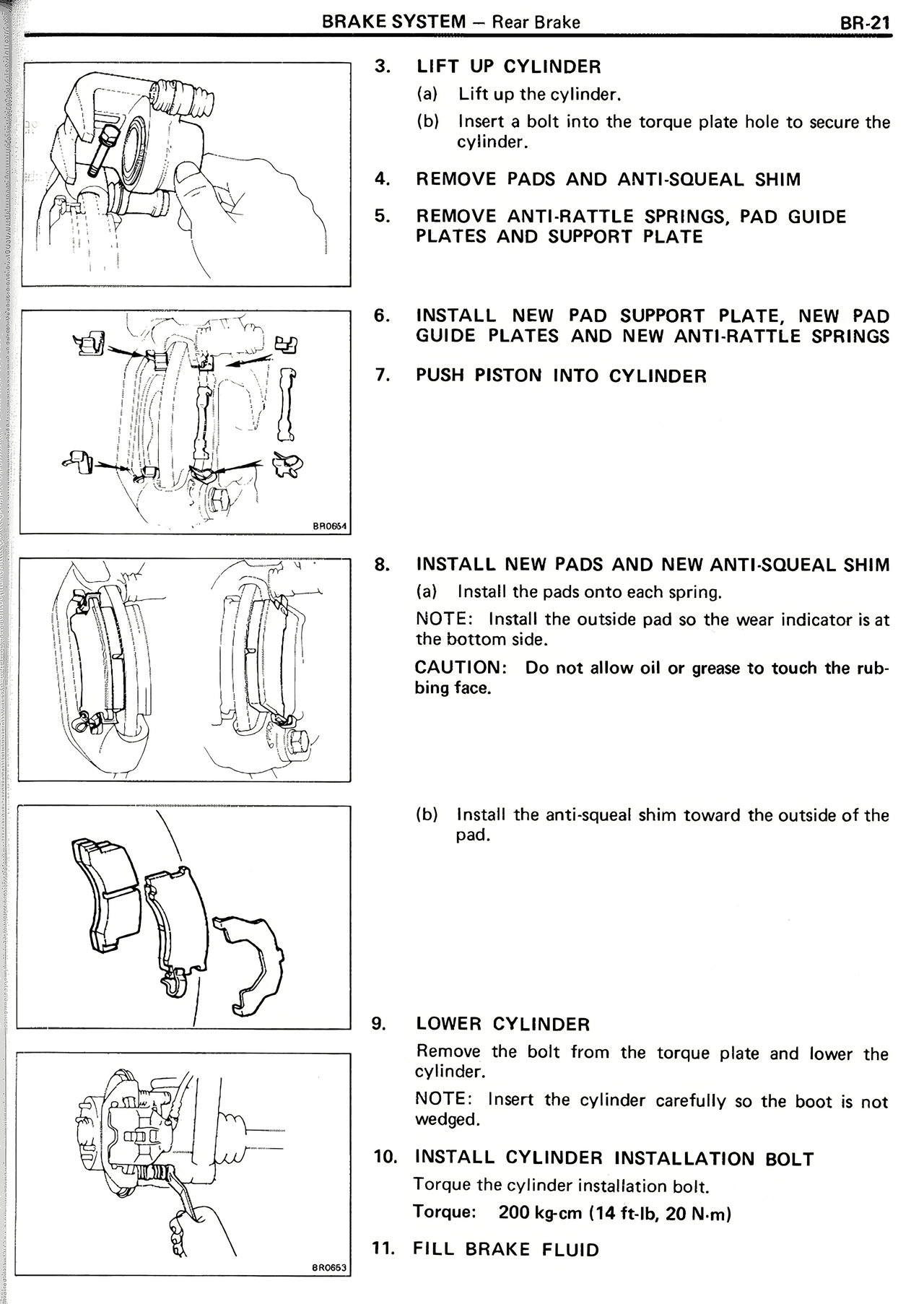 Brake System — MK2 Supra Brake System, page 21
