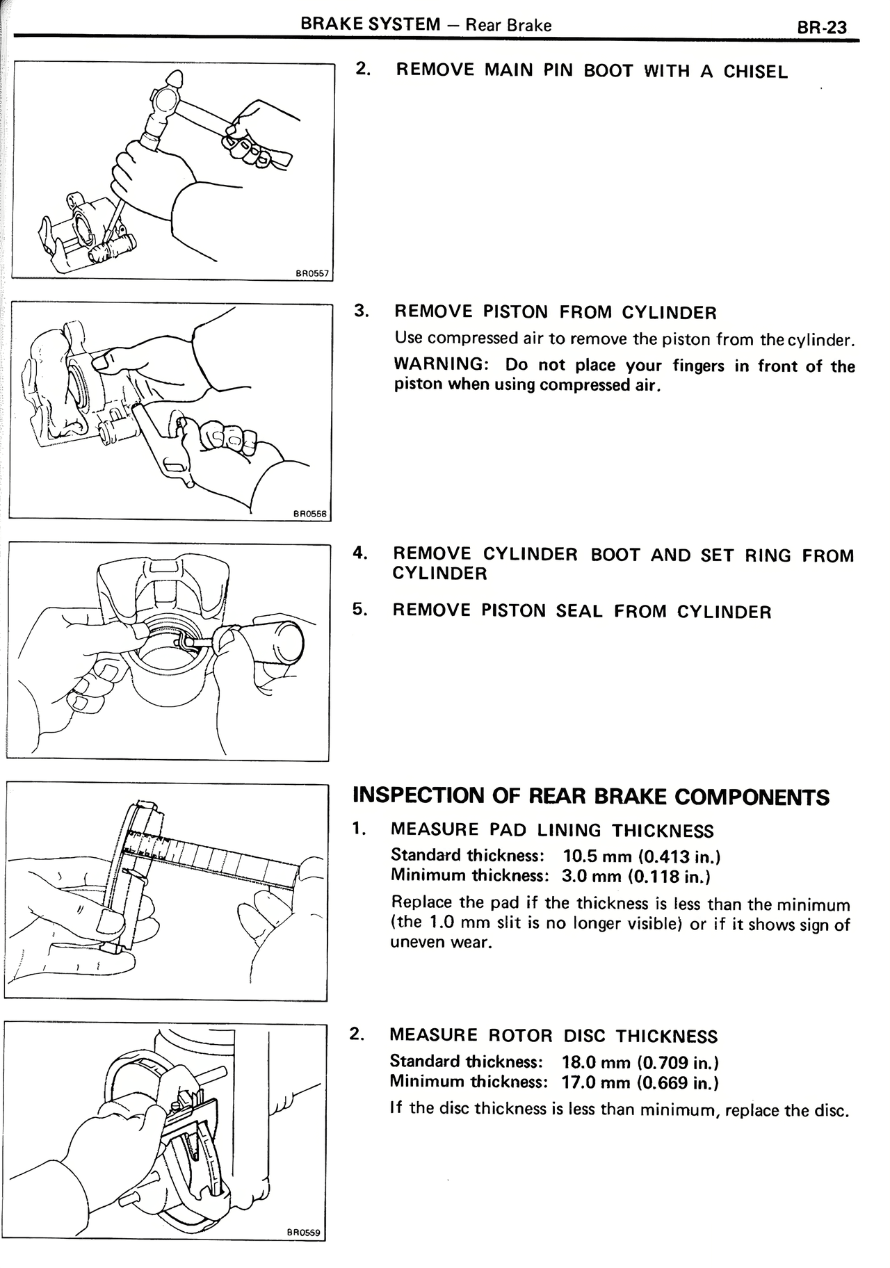 Brake System — MK2 Supra Brake System, page 23
