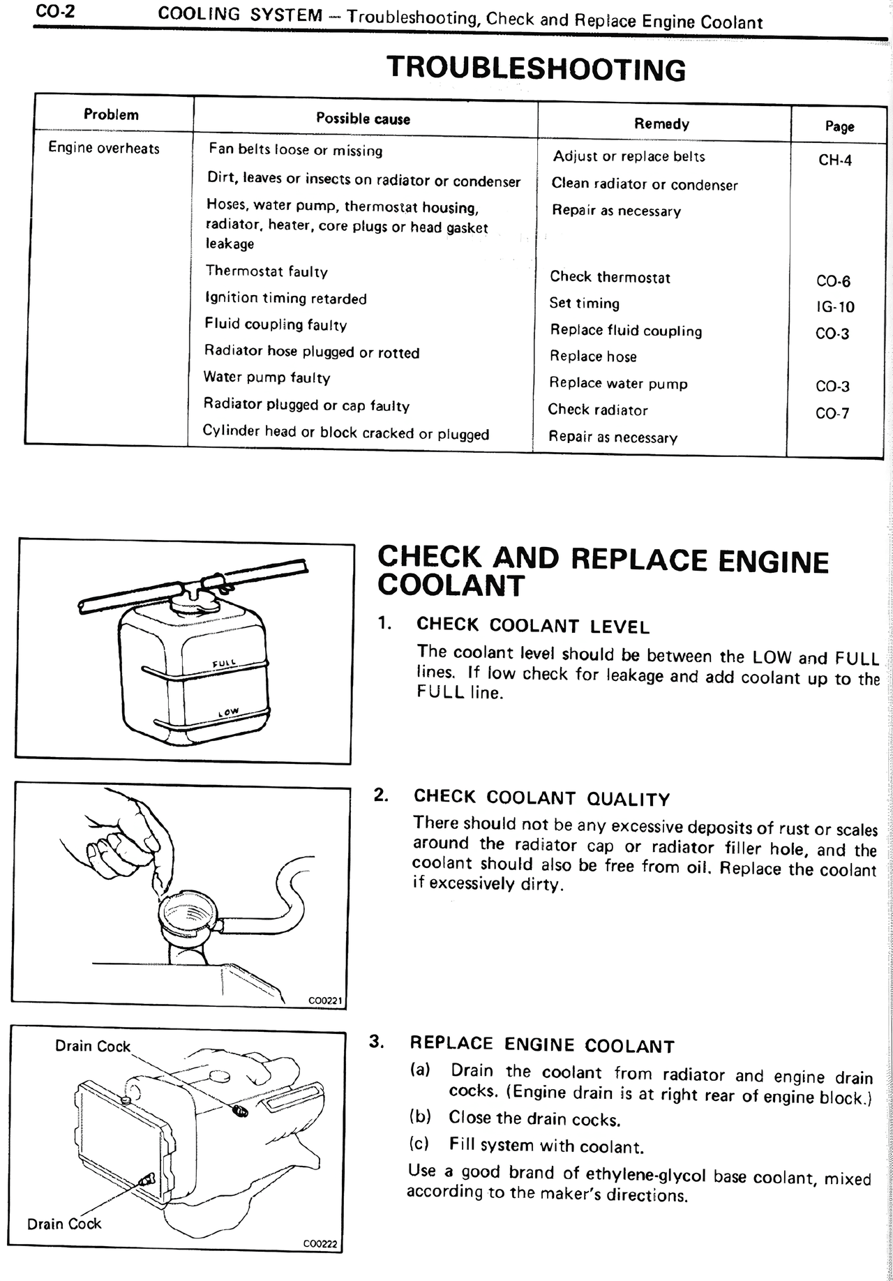 Troubleshooting — MK2 Supra Cooling System, page 2