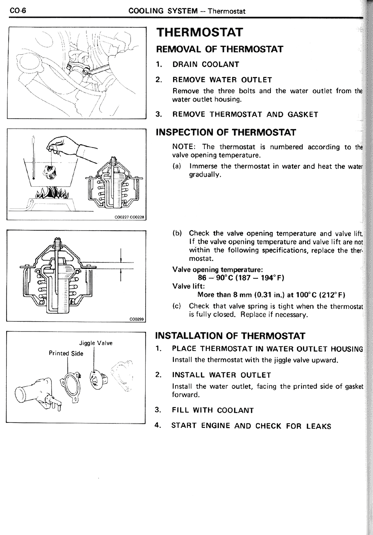 Thermostat — MK2 Supra Cooling System, page 6