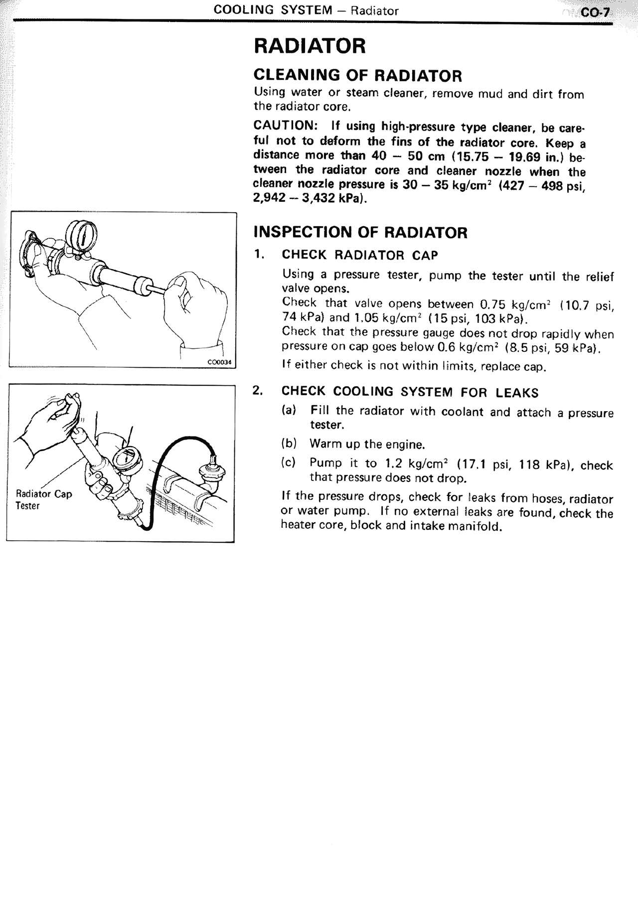 Radiator — MK2 Supra Cooling System, page 7
