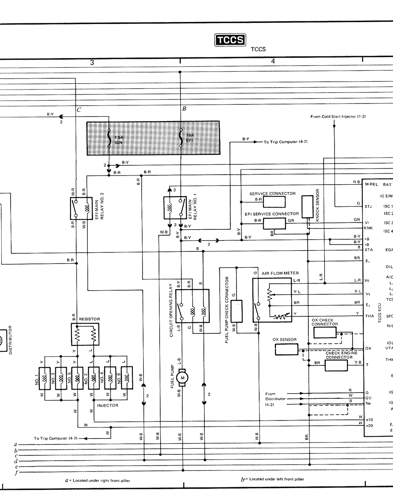 Electrical Wiring Diagrams — MK2 Supra Electrical Wiring Diagrams, page 4
