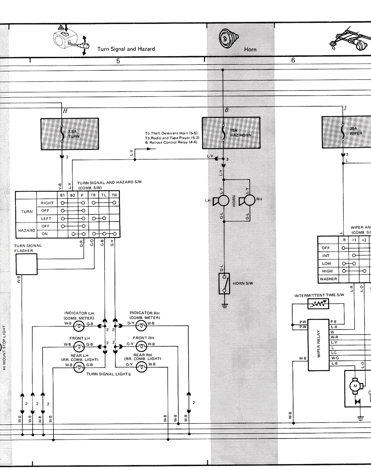 Electrical Wiring Diagrams — MK2 Supra Electrical Wiring Diagrams, page 13