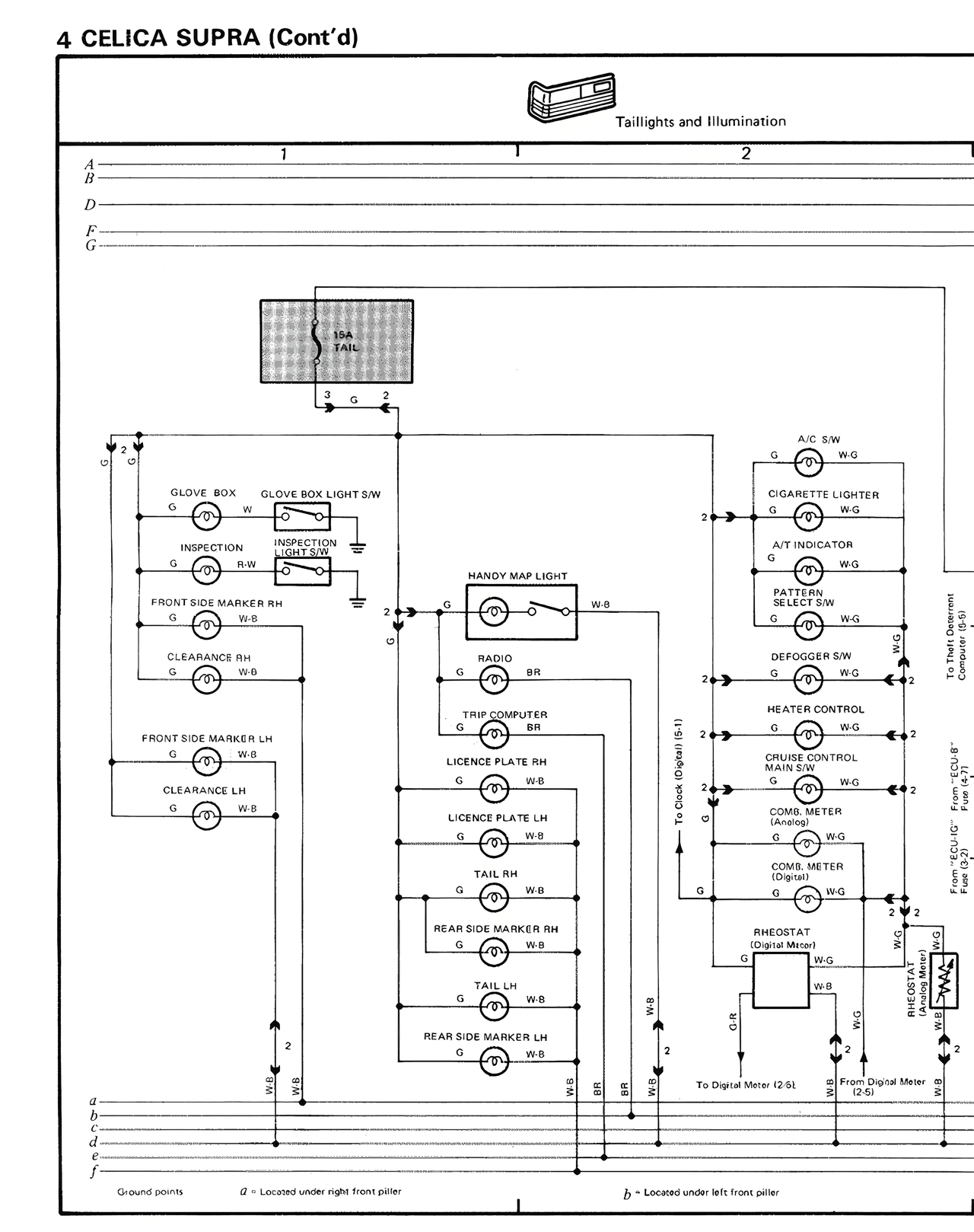 Electrical Wiring Diagrams — MK2 Supra Electrical Wiring Diagrams, page 15