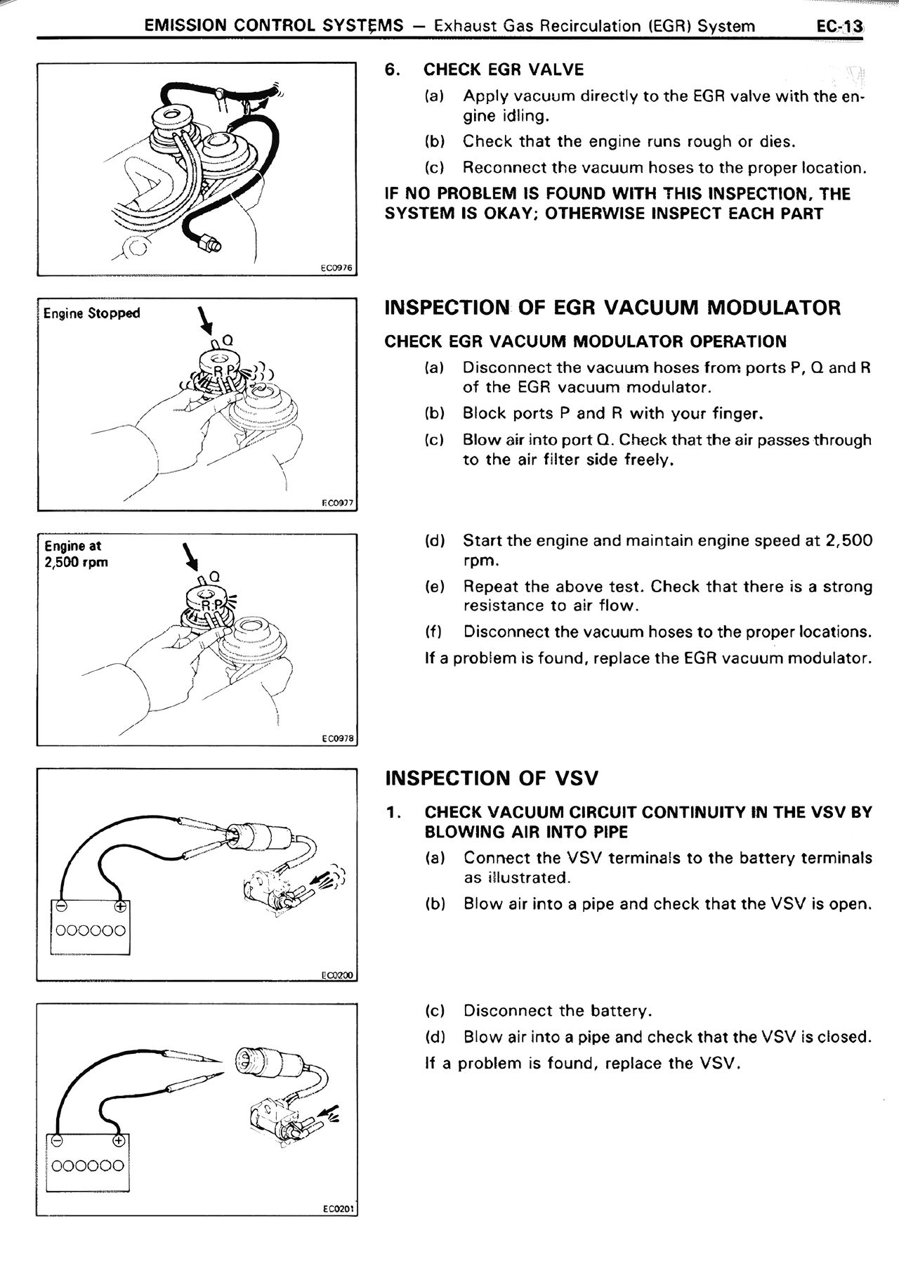 Emission Control Systems — MK2 Supra Emission Control Systems, page 13