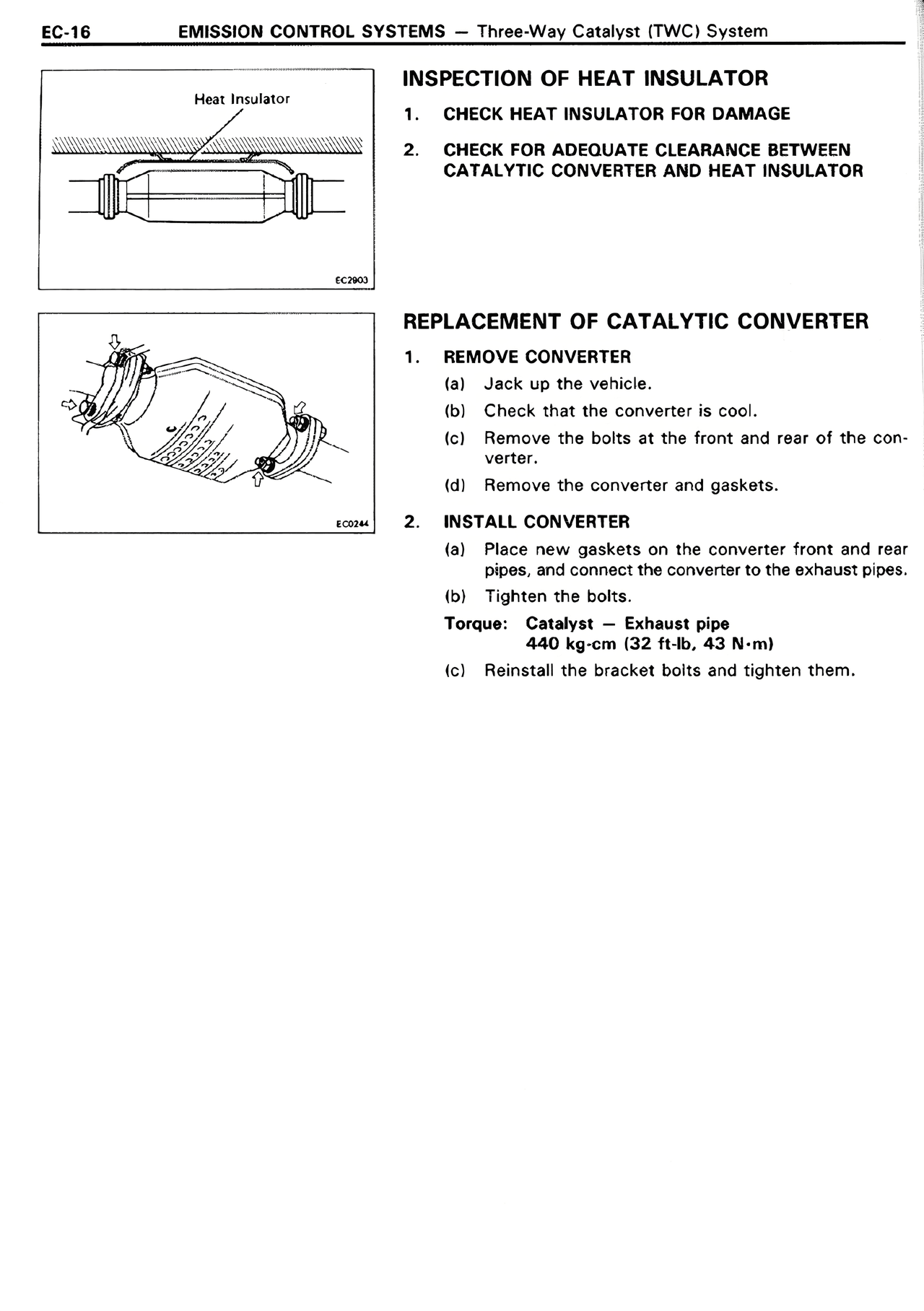 Emission Control Systems — MK2 Supra Emission Control Systems, page 16