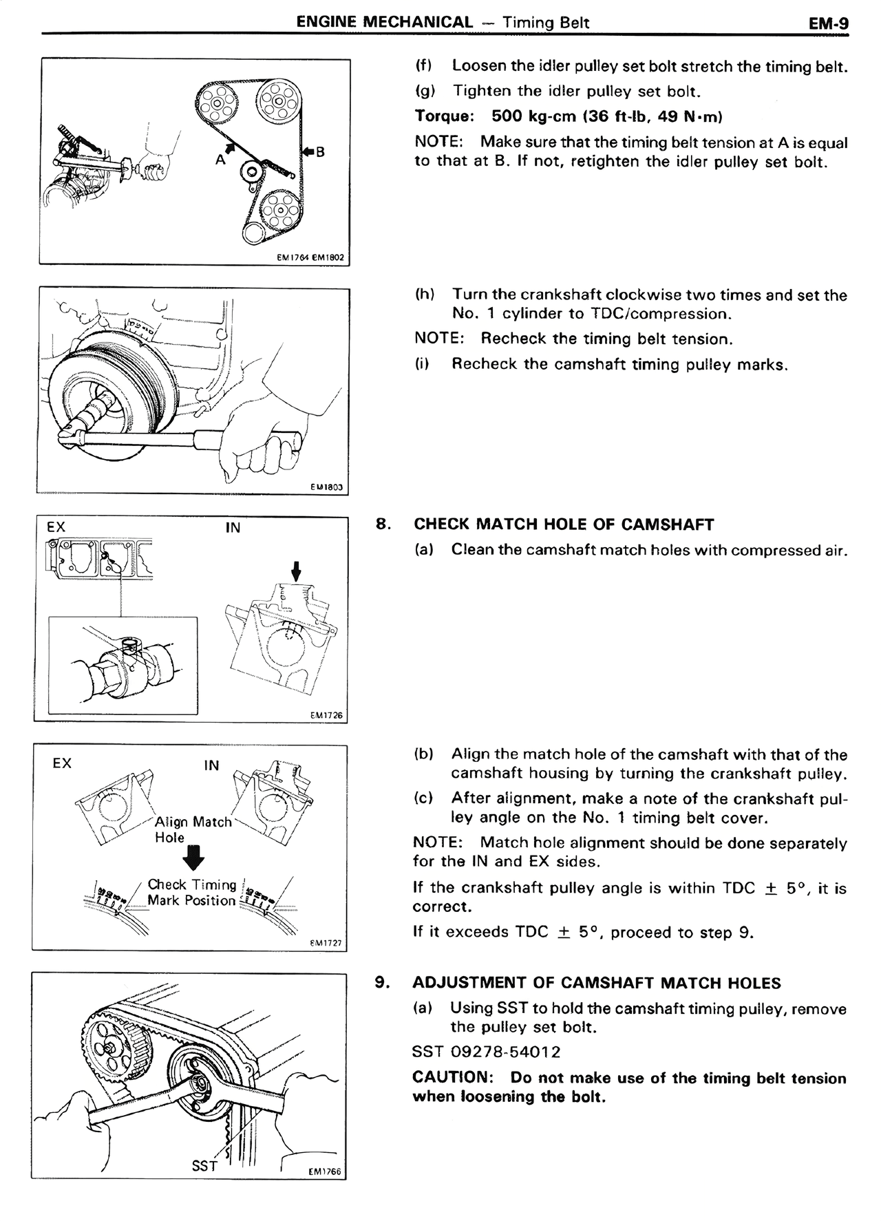 Engine Mechanical — MK2 Supra Engine Mechanical, page 9