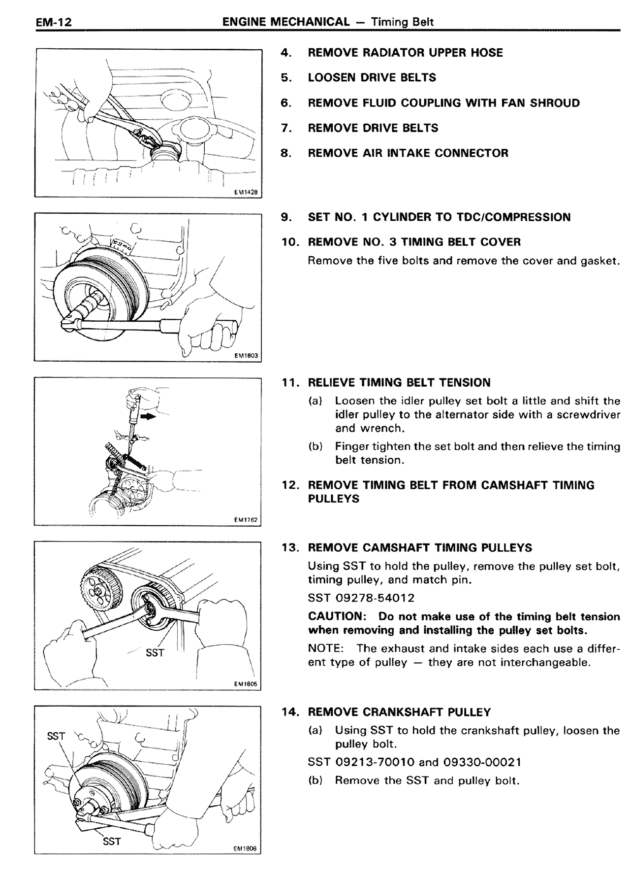 Engine Mechanical — MK2 Supra Engine Mechanical, page 12