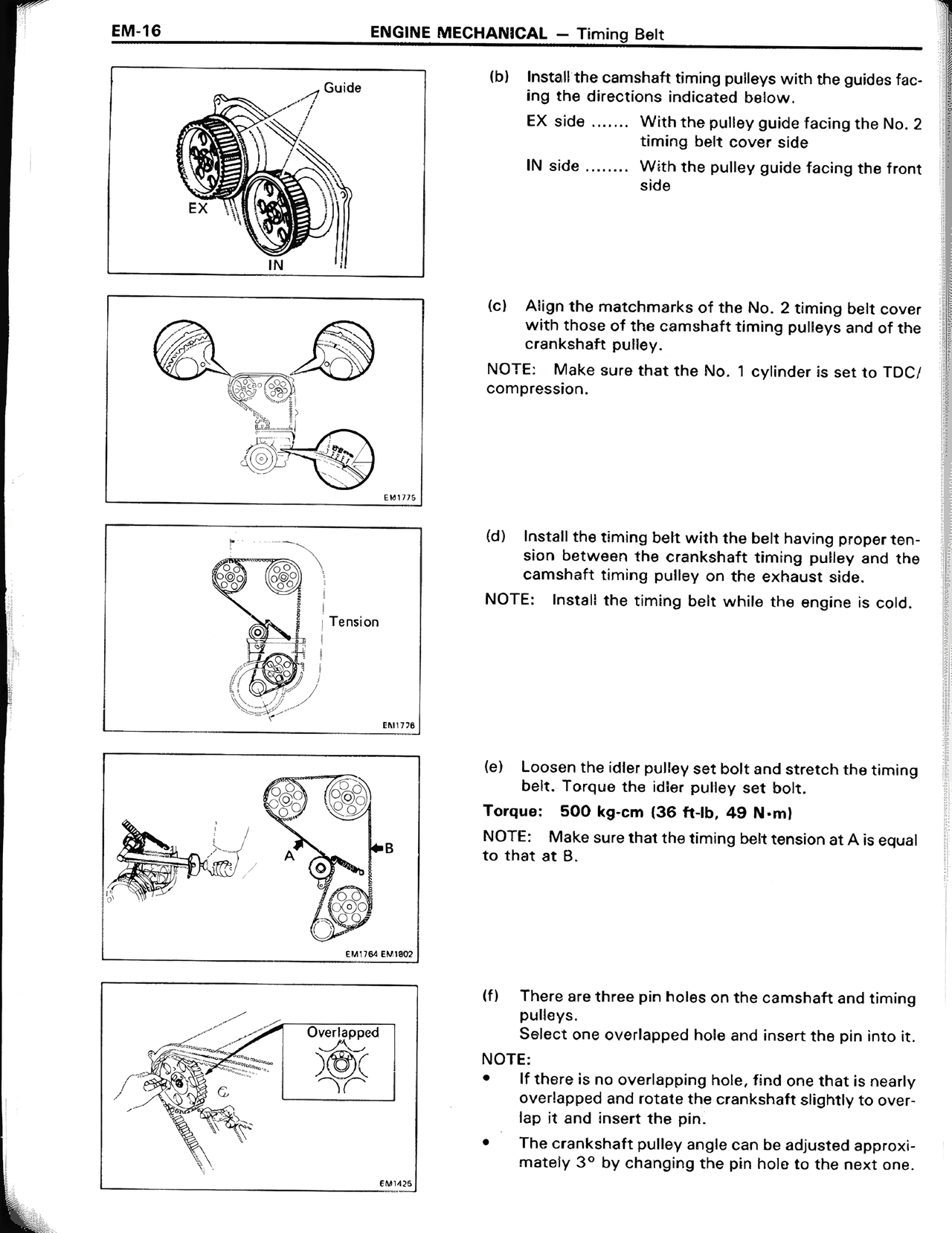 Engine Mechanical — MK2 Supra Engine Mechanical, page 16