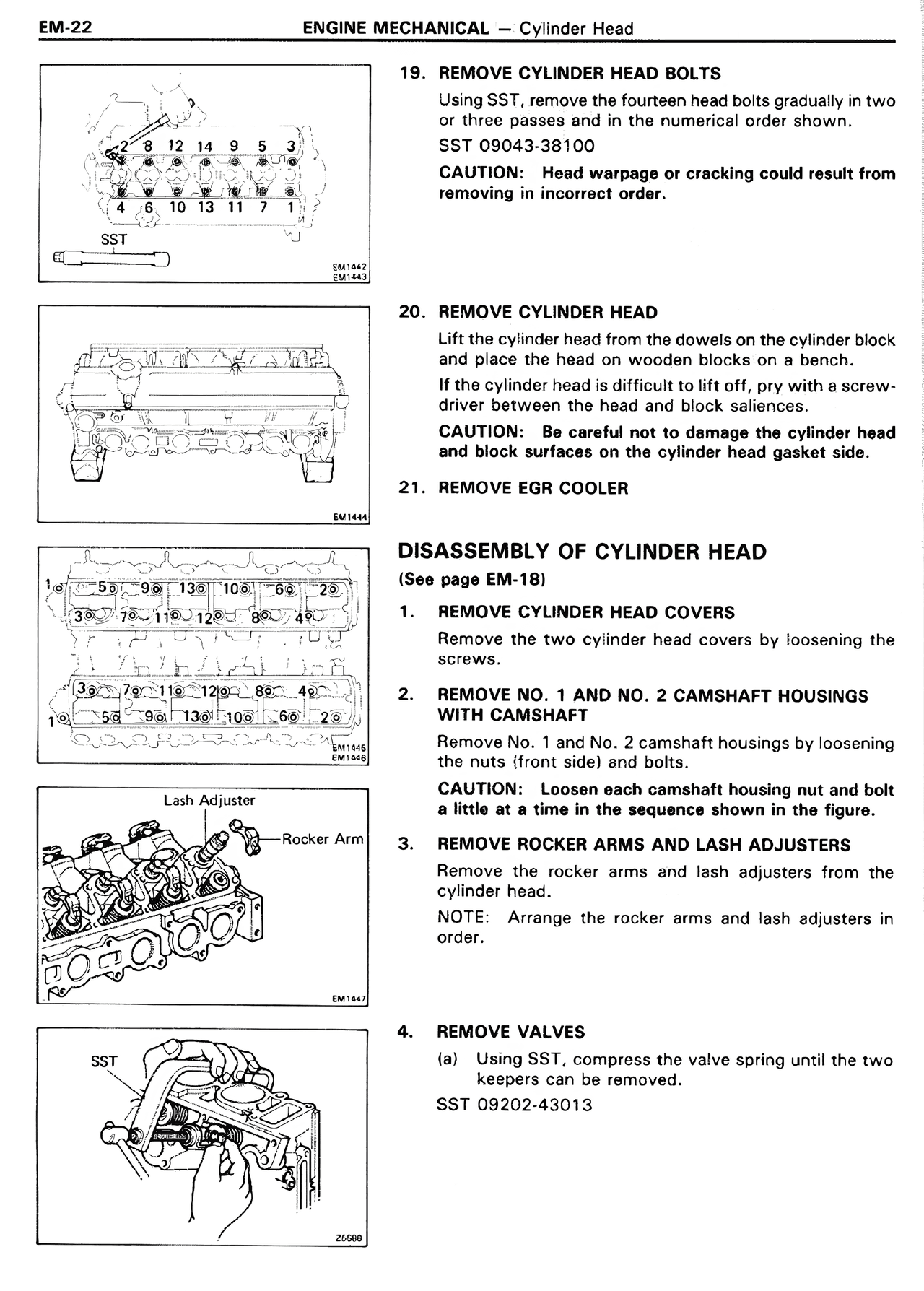 Engine Mechanical — MK2 Supra Engine Mechanical, page 22