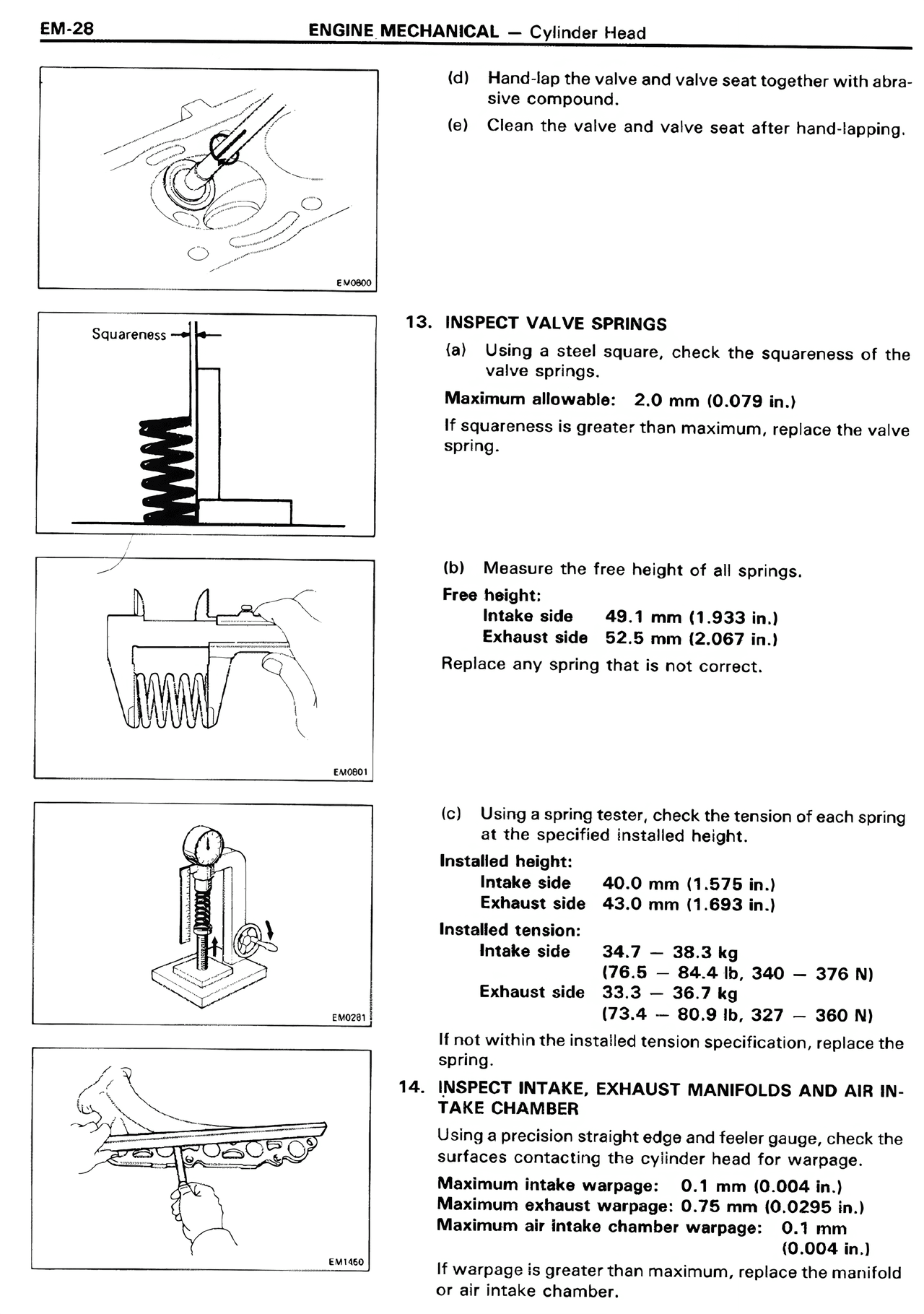 Engine Mechanical — MK2 Supra Engine Mechanical, page 28
