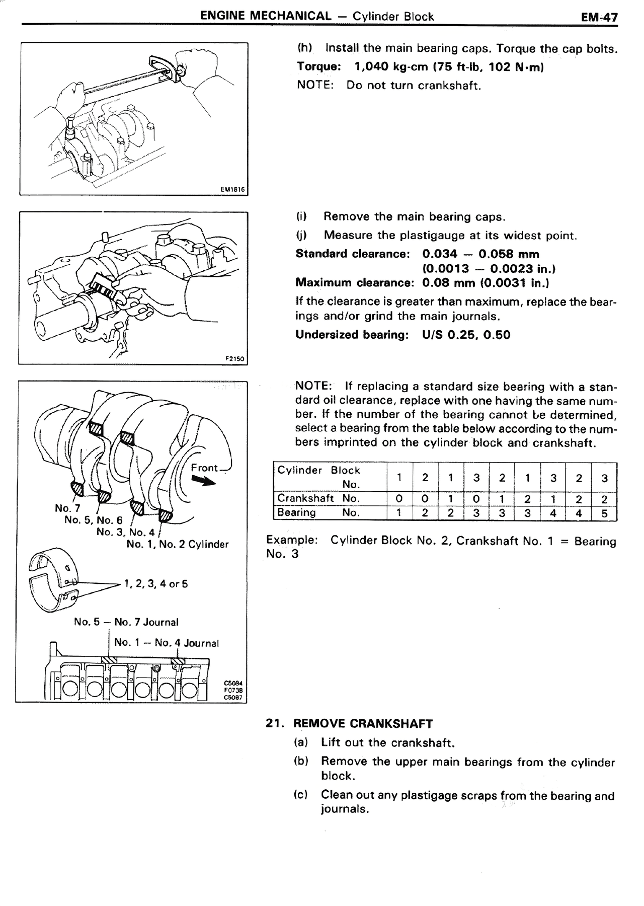 Engine Mechanical — MK2 Supra Engine Mechanical, page 47