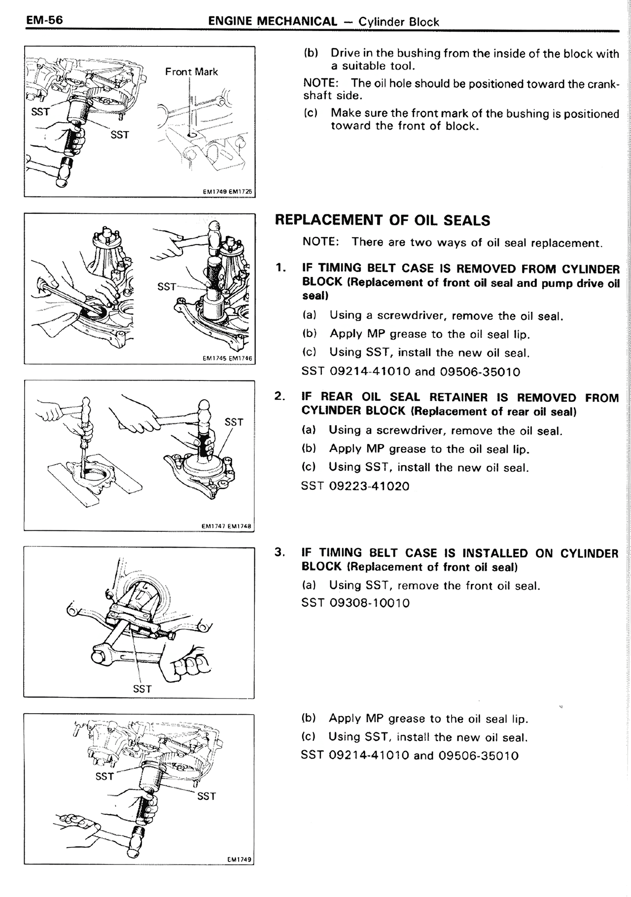 Engine Mechanical — MK2 Supra Engine Mechanical, page 56
