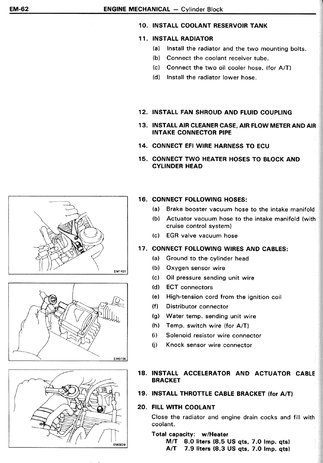 Engine Mechanical — MK2 Supra Engine Mechanical, page 62