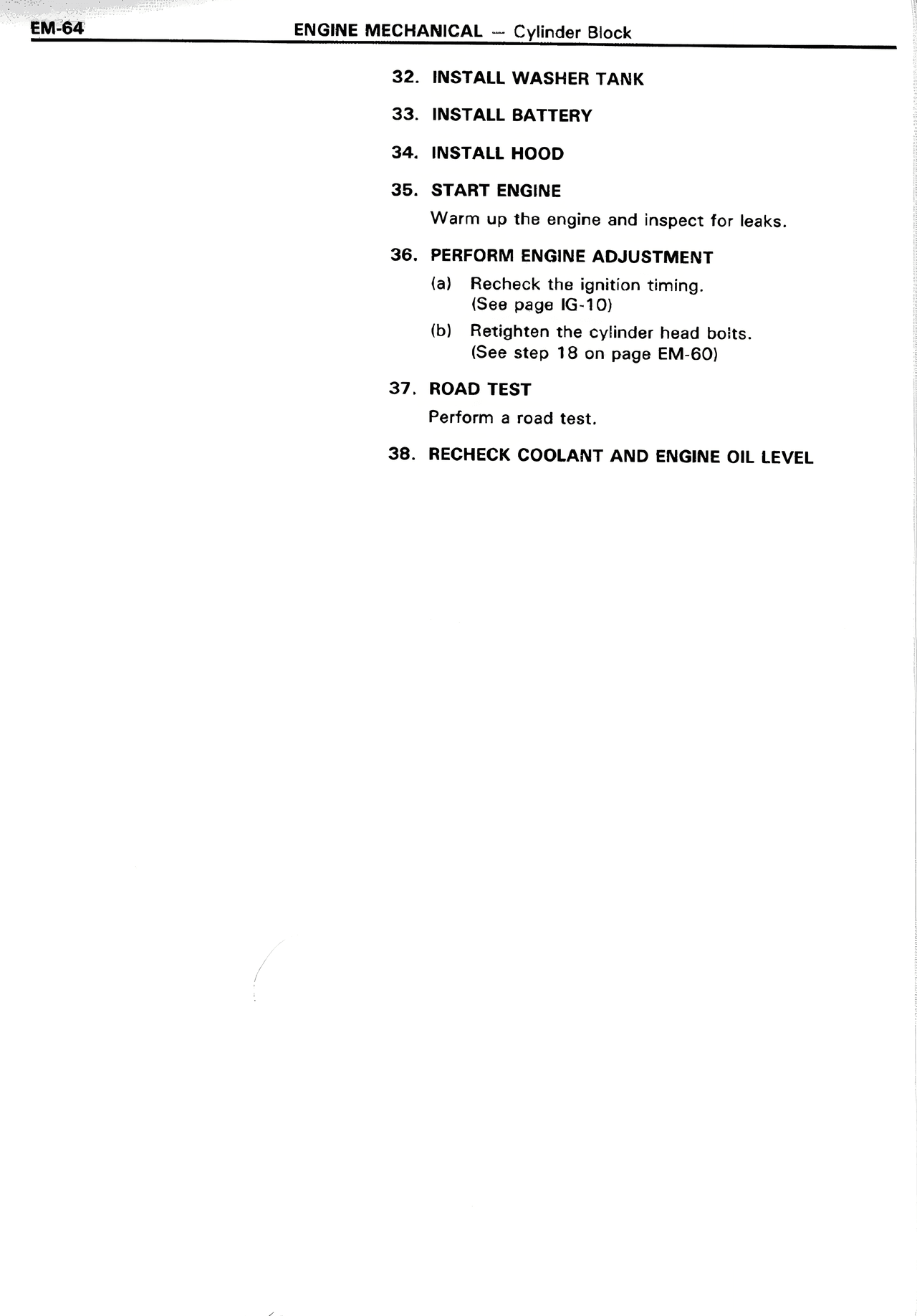 Engine Mechanical — MK2 Supra Engine Mechanical, page 64